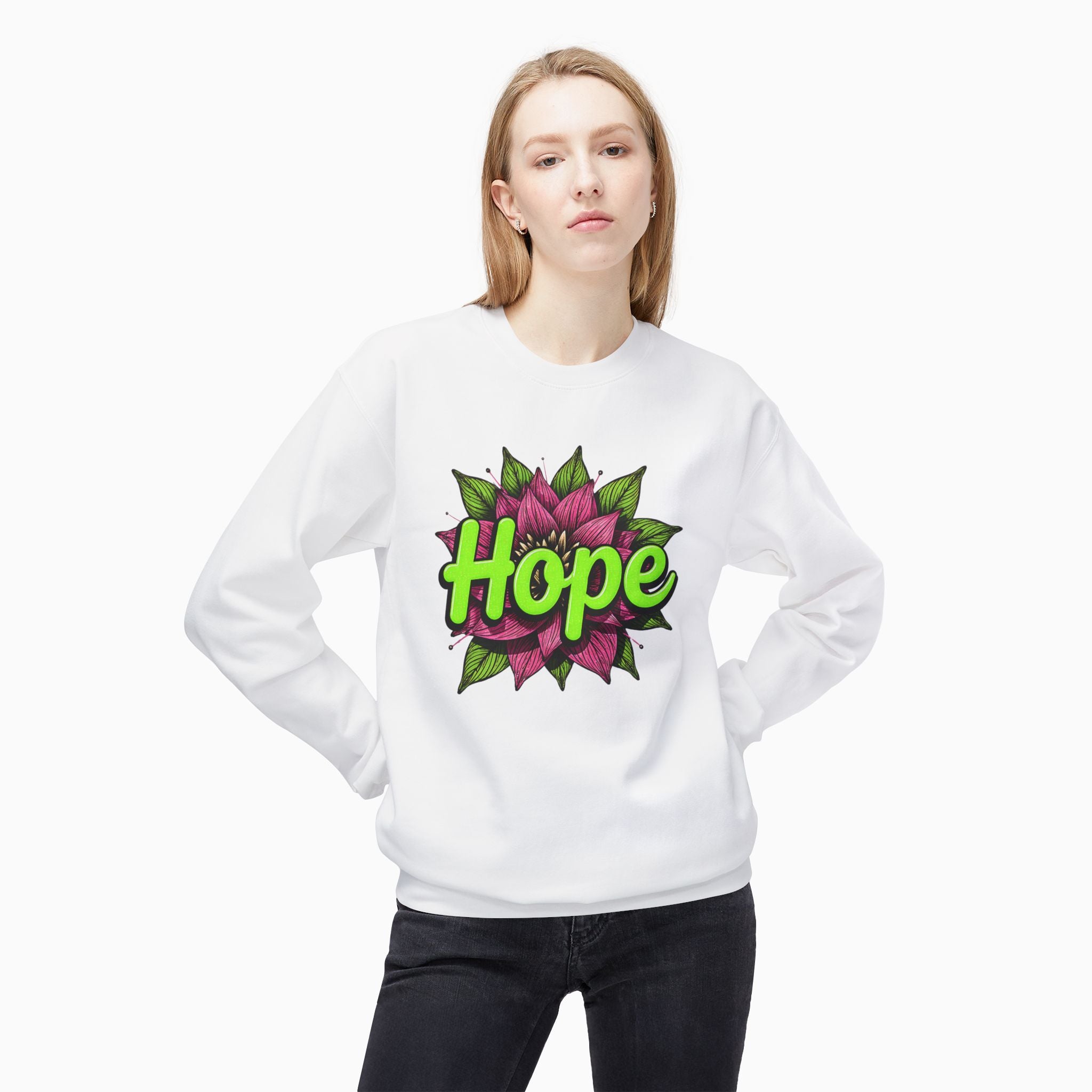 Hope Unisex Sweatshirt: Exclusive Stylish Design by Woollieemix