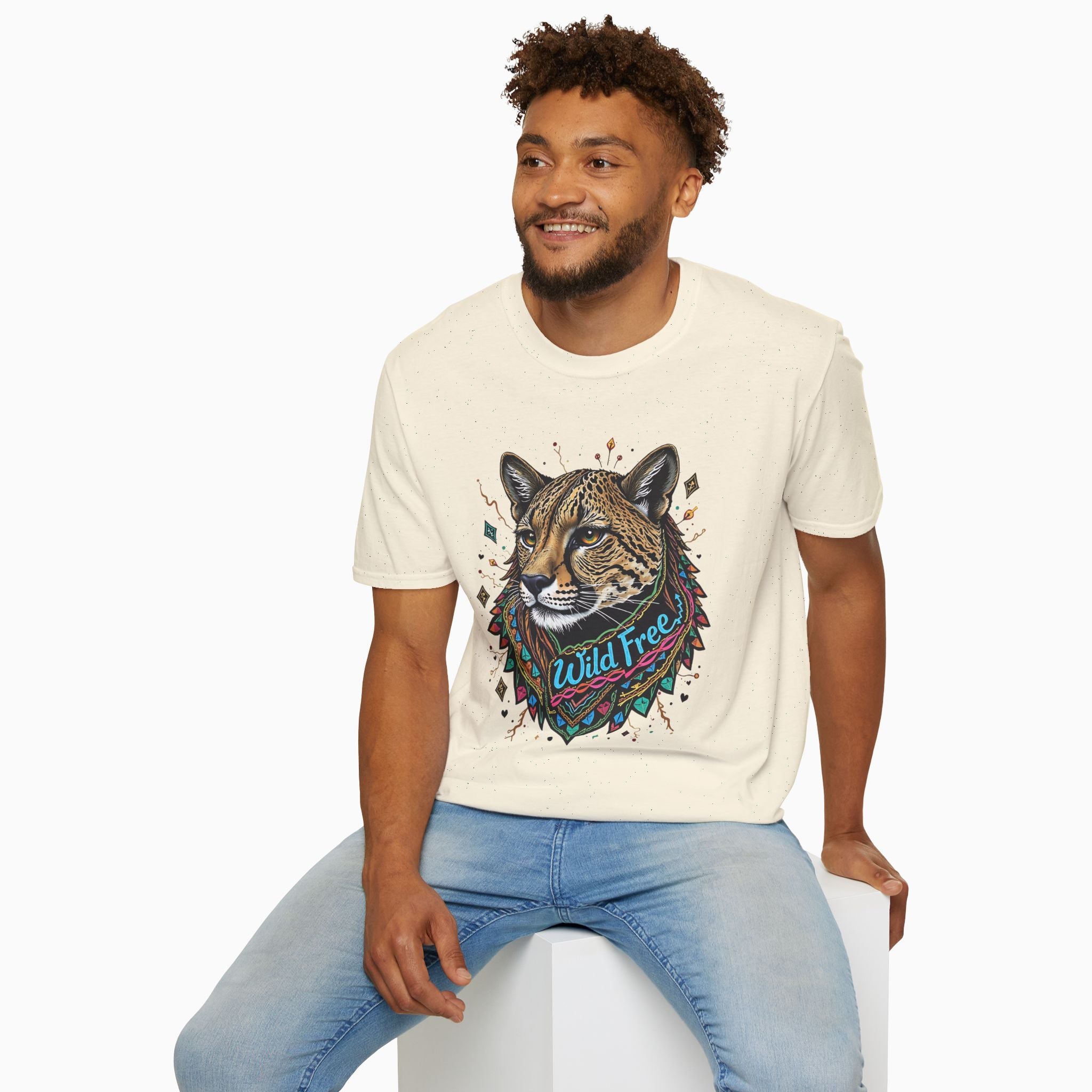 Egypt Style Wild Free Cheetah Unisex T-Shirt