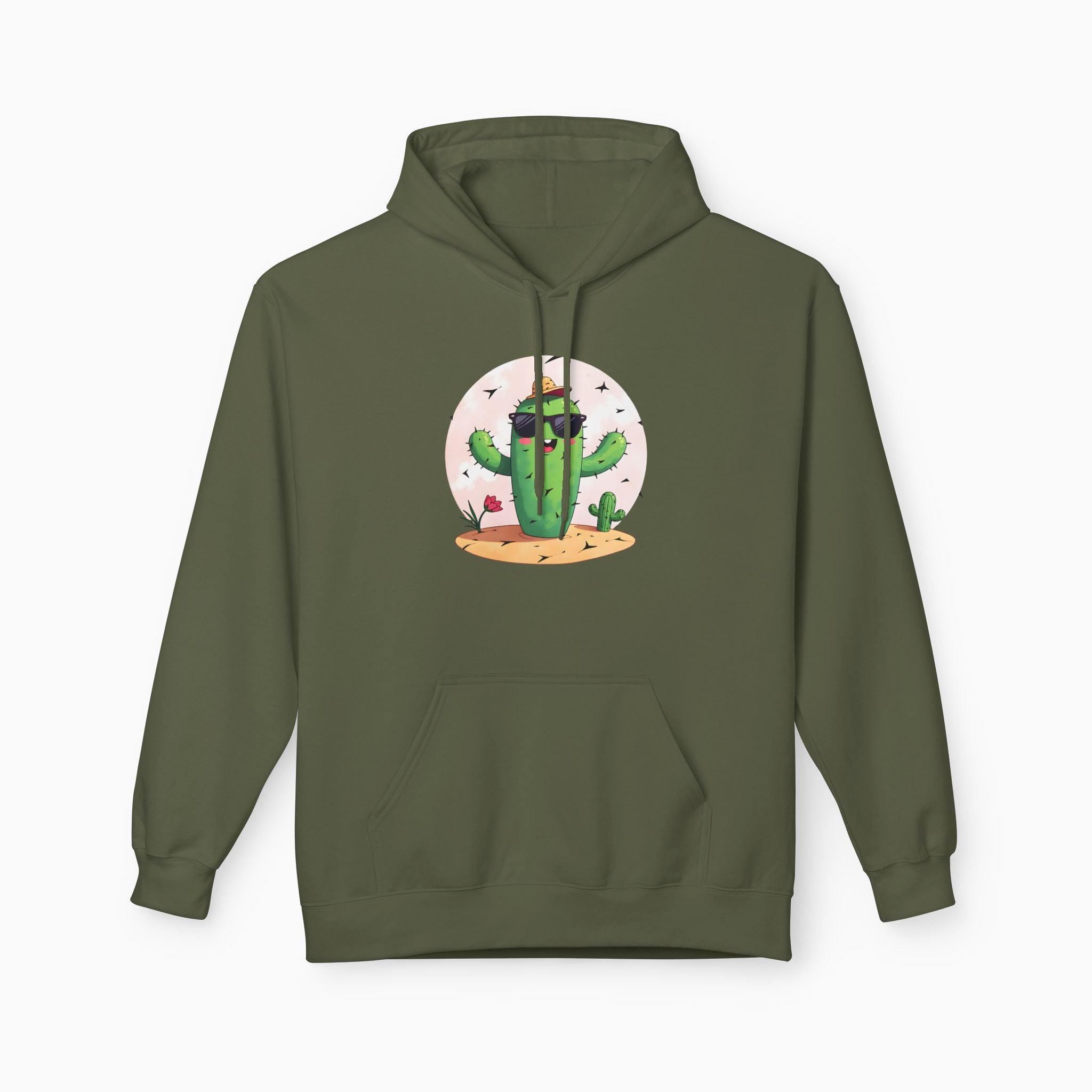 Wild Cute Cartoon Cactus Unisex Hoodie