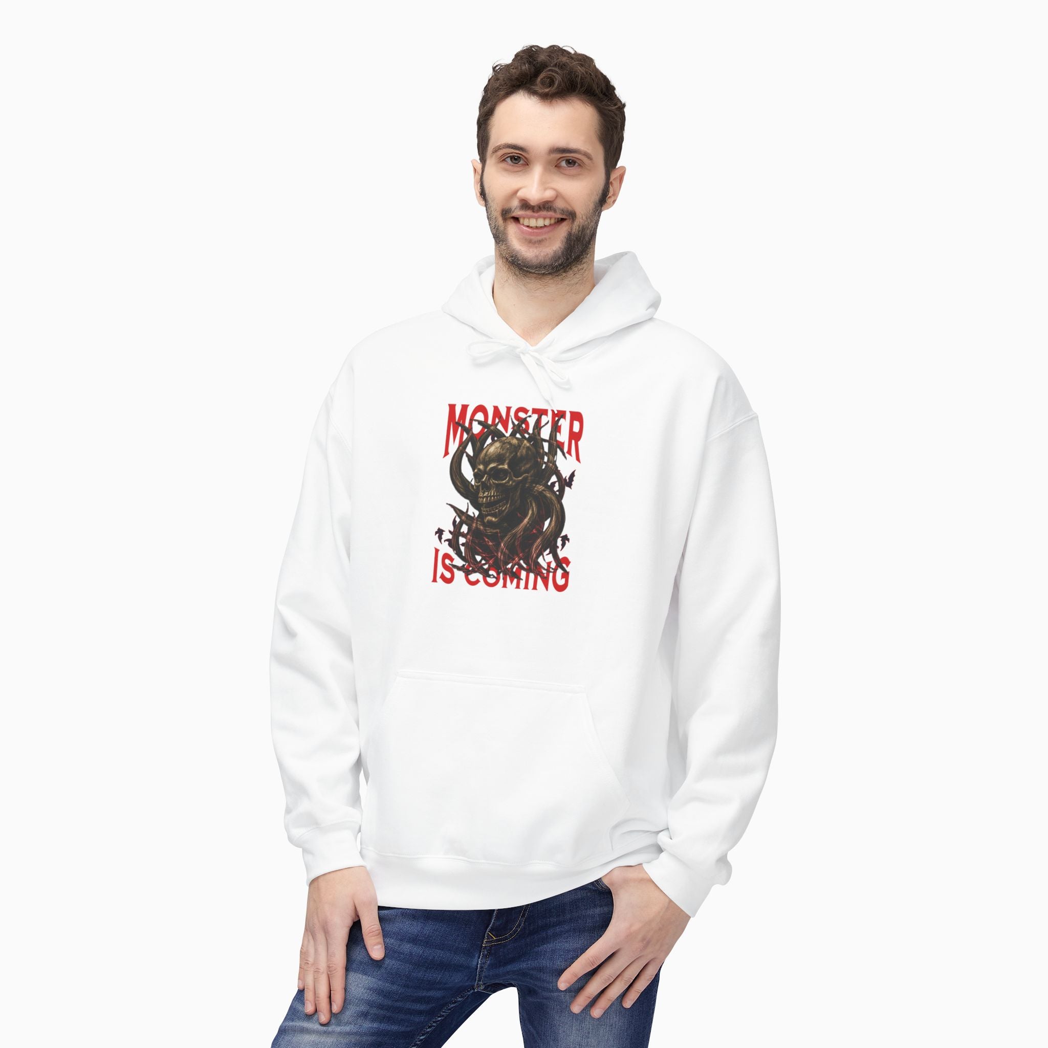 Ghost Monster is Coming Unisex Hoodie