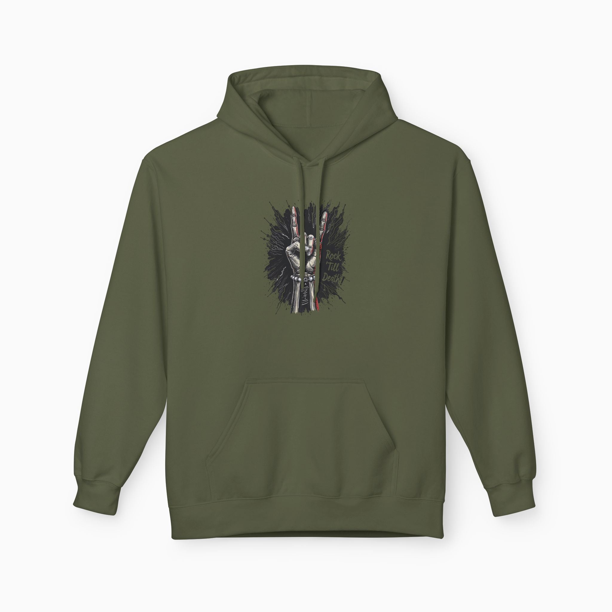 Rock and Roll Till Death Unisex Hoodie - Exclusive Woollieemix Design