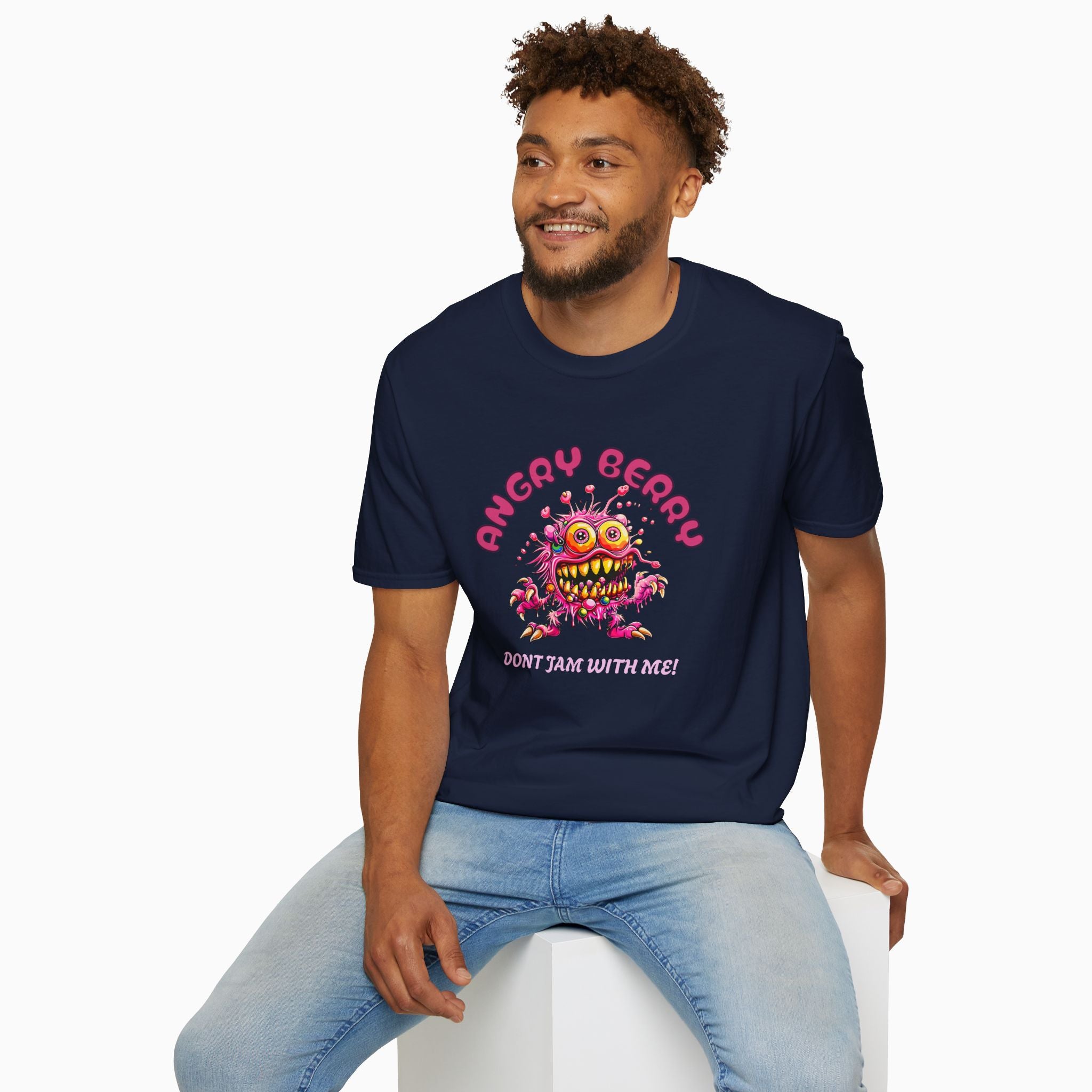 Angry Cherry T-Shirt - Unisex Classic Fit, Lightweight Cotton