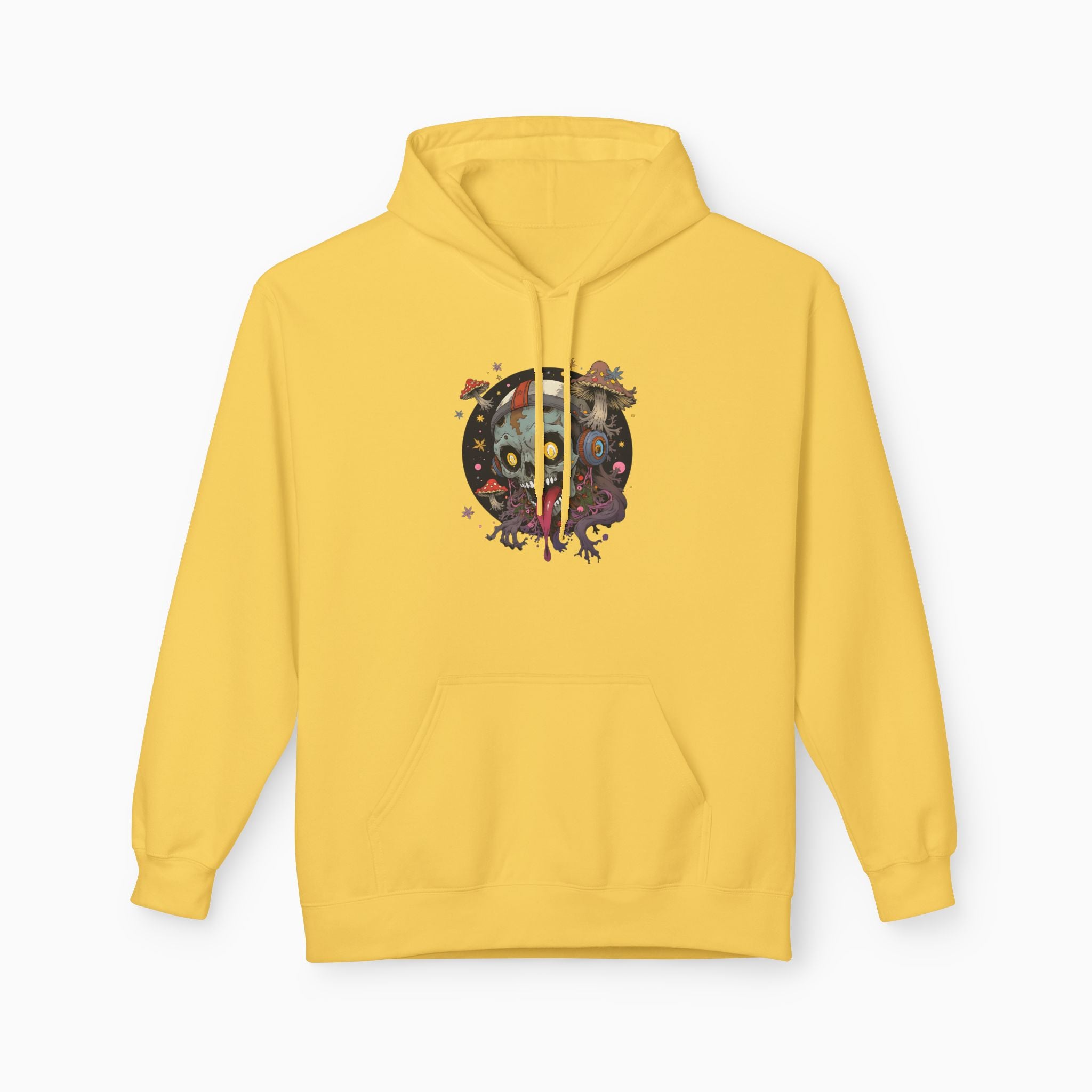 Psychedelic Mushroom Skull Unisex Hoodie