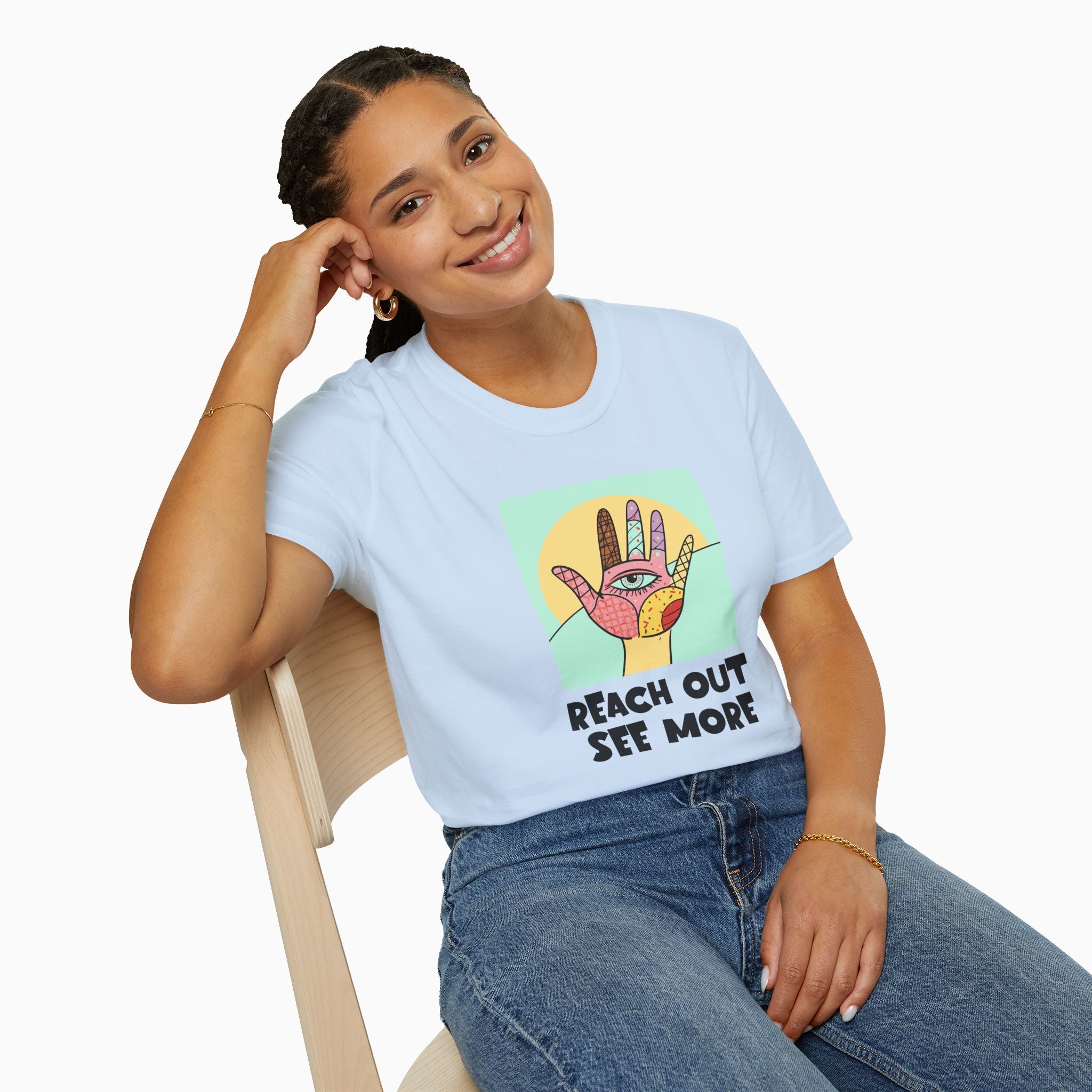 Reach Out & See More Unisex T-Shirt - Premium Cotton Comfort