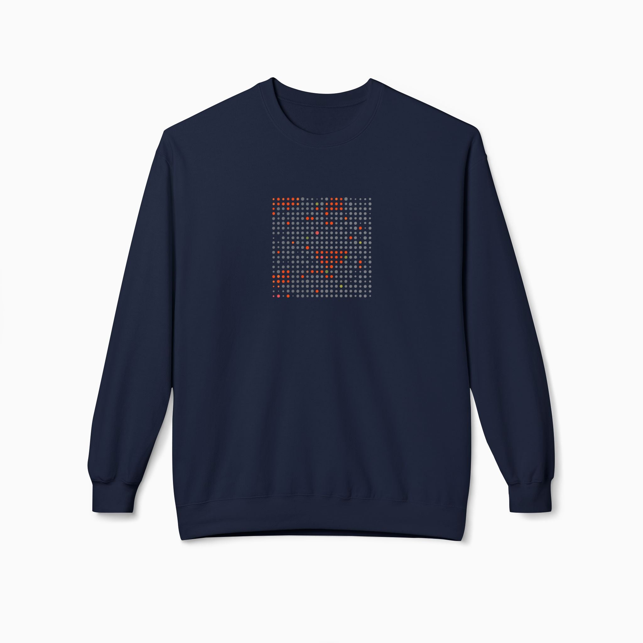 Grey & Red Qr Code Unisex Sweatshirt