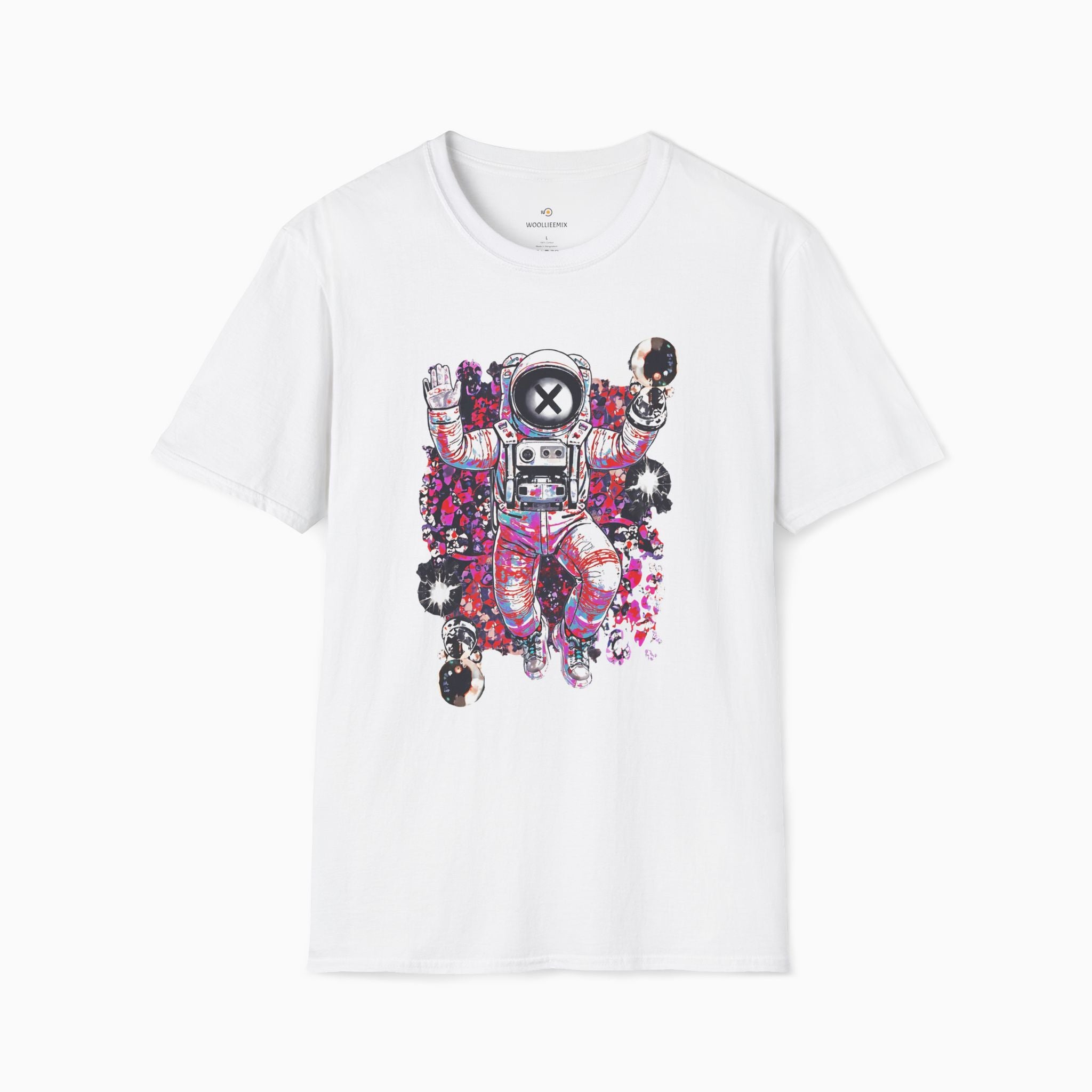 Astronaut Floating in Space Unisex T-Shirt