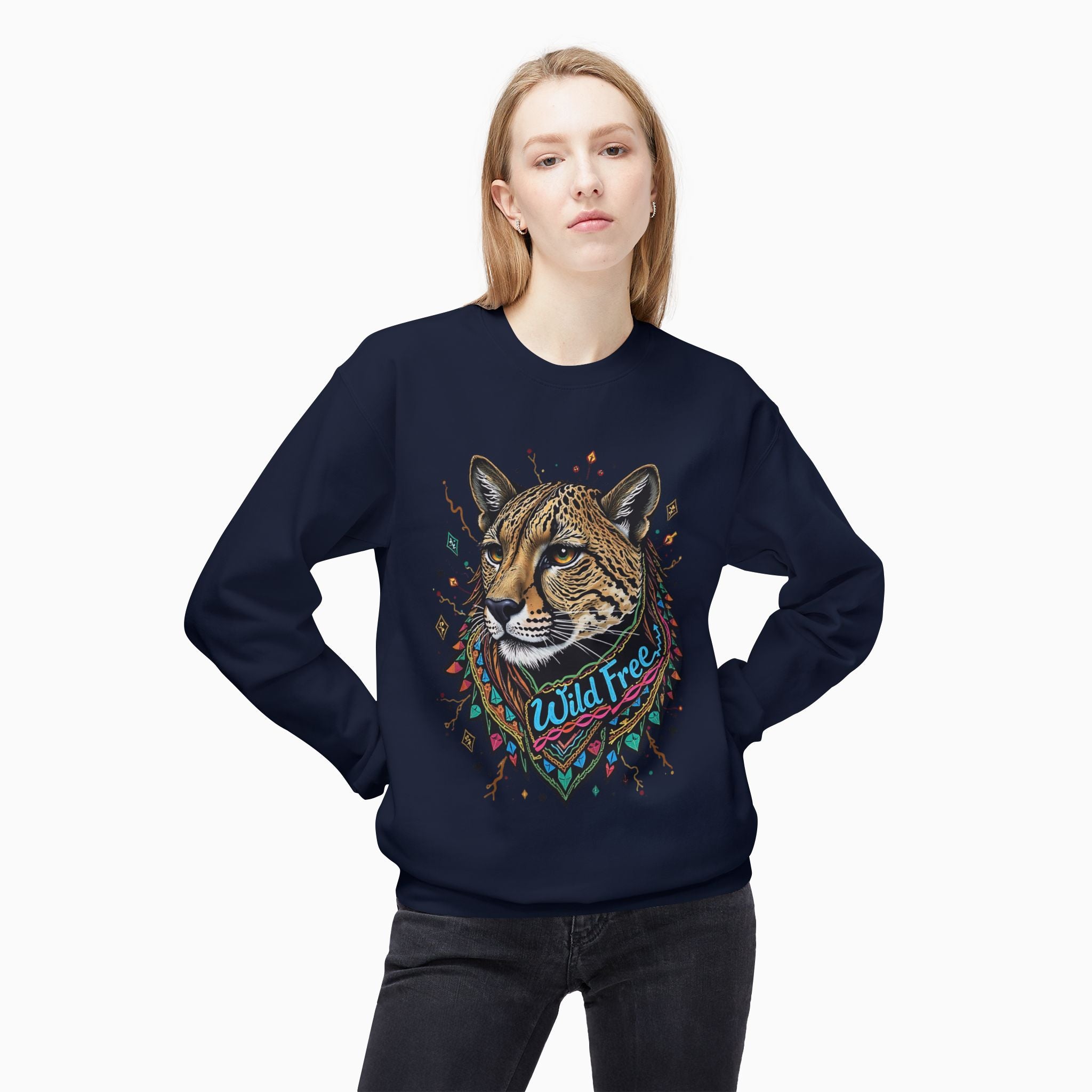 Egypt Style Wild Free Cheetah Unisex Sweatshirt