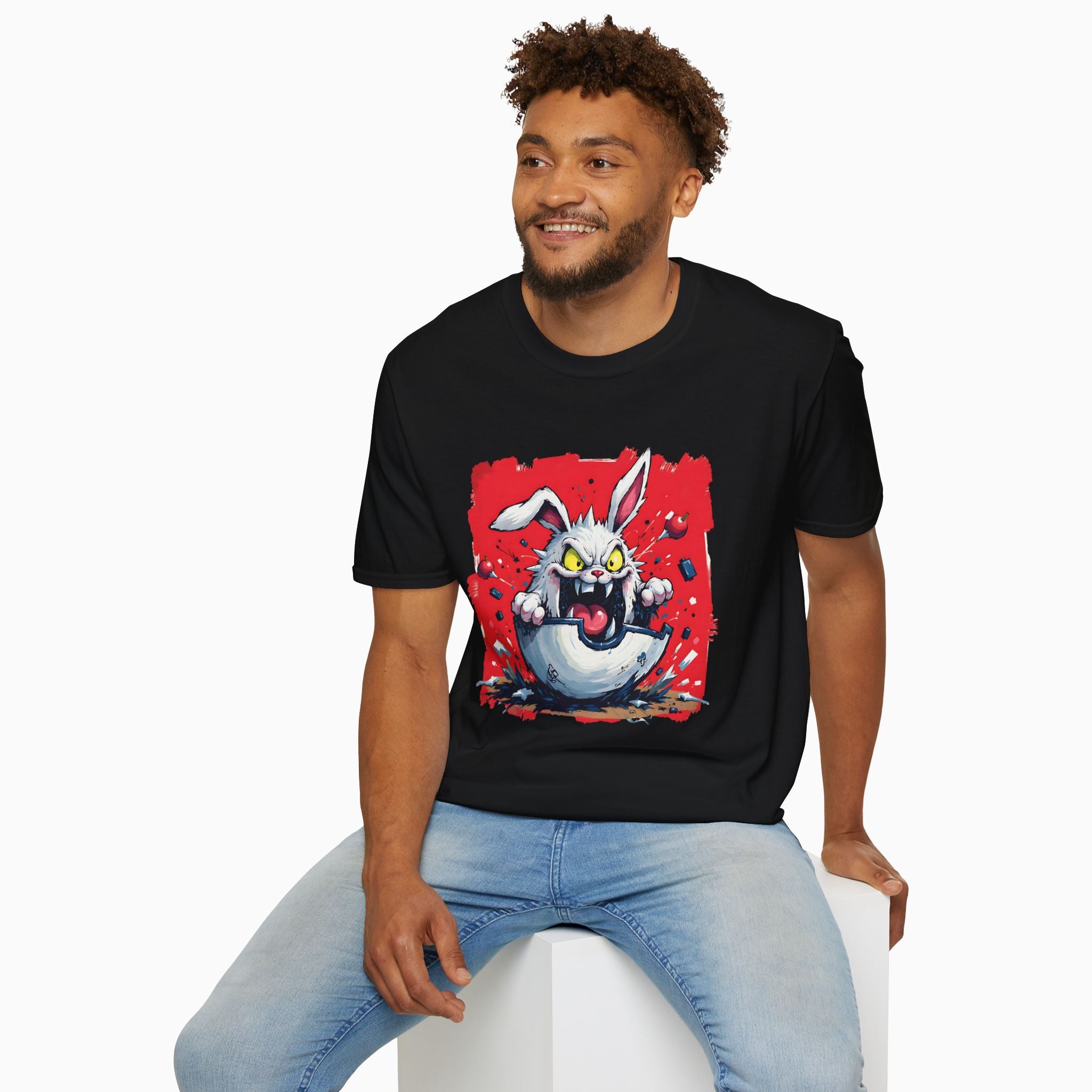 Crazy Rabbit Poké Ball Unisex T-Shirt
