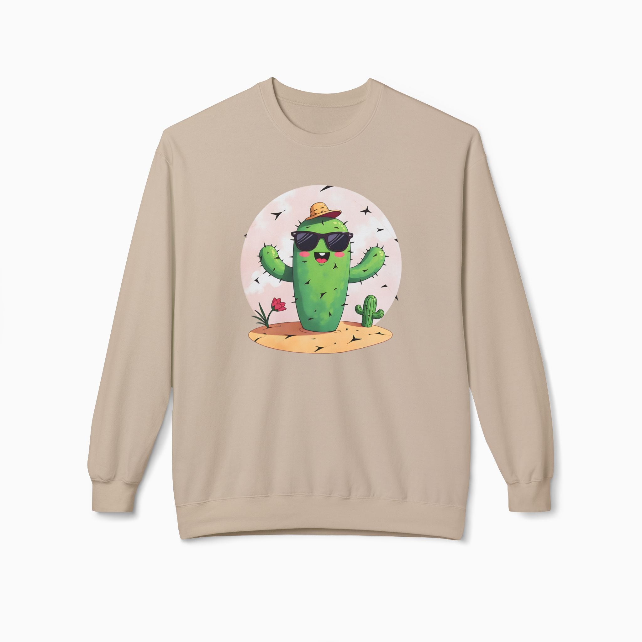 Wild Cute Cartoon Cactus Unisex Sweatshirt
