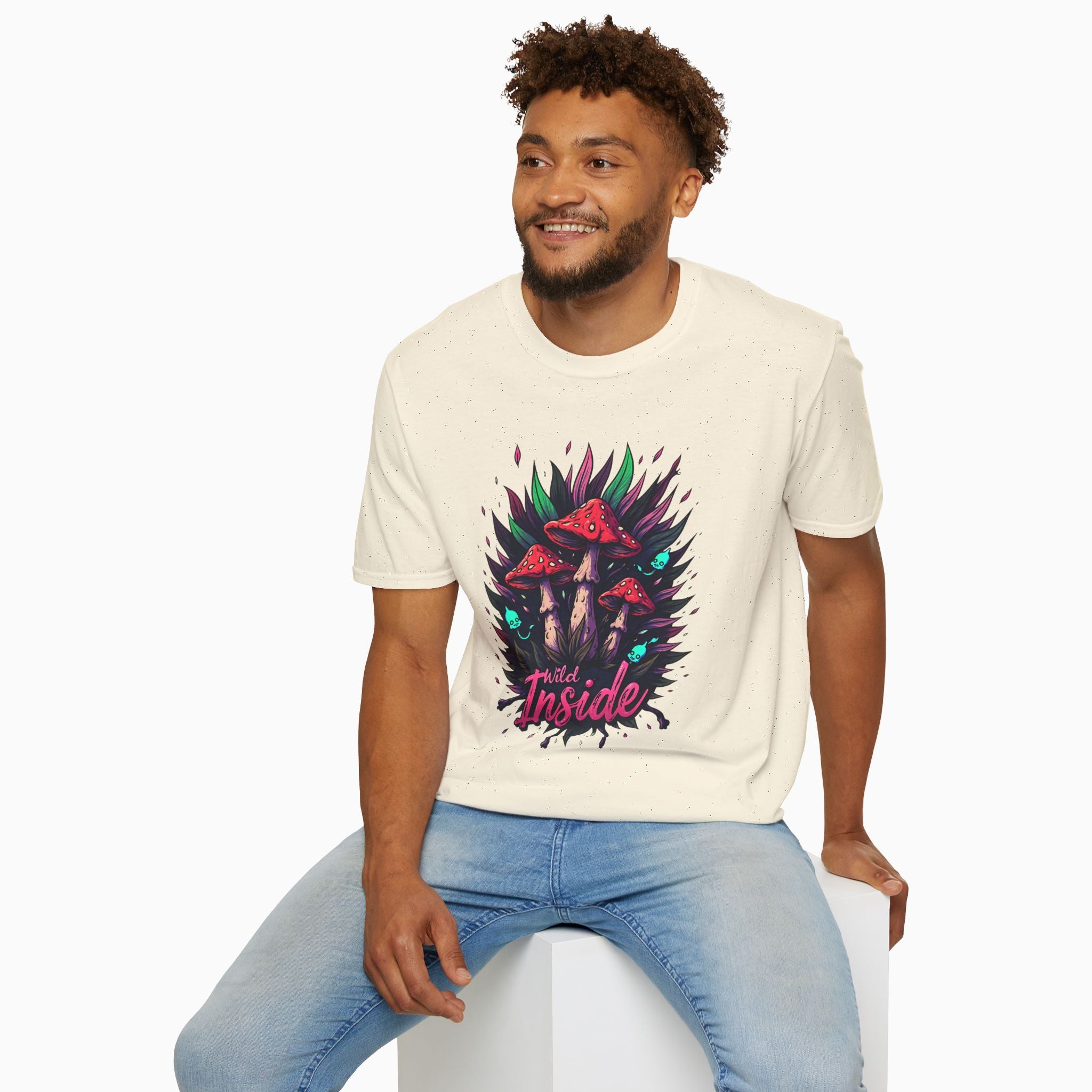 Poisonous Mushrooms Wild Inside Unisex T-Shirt