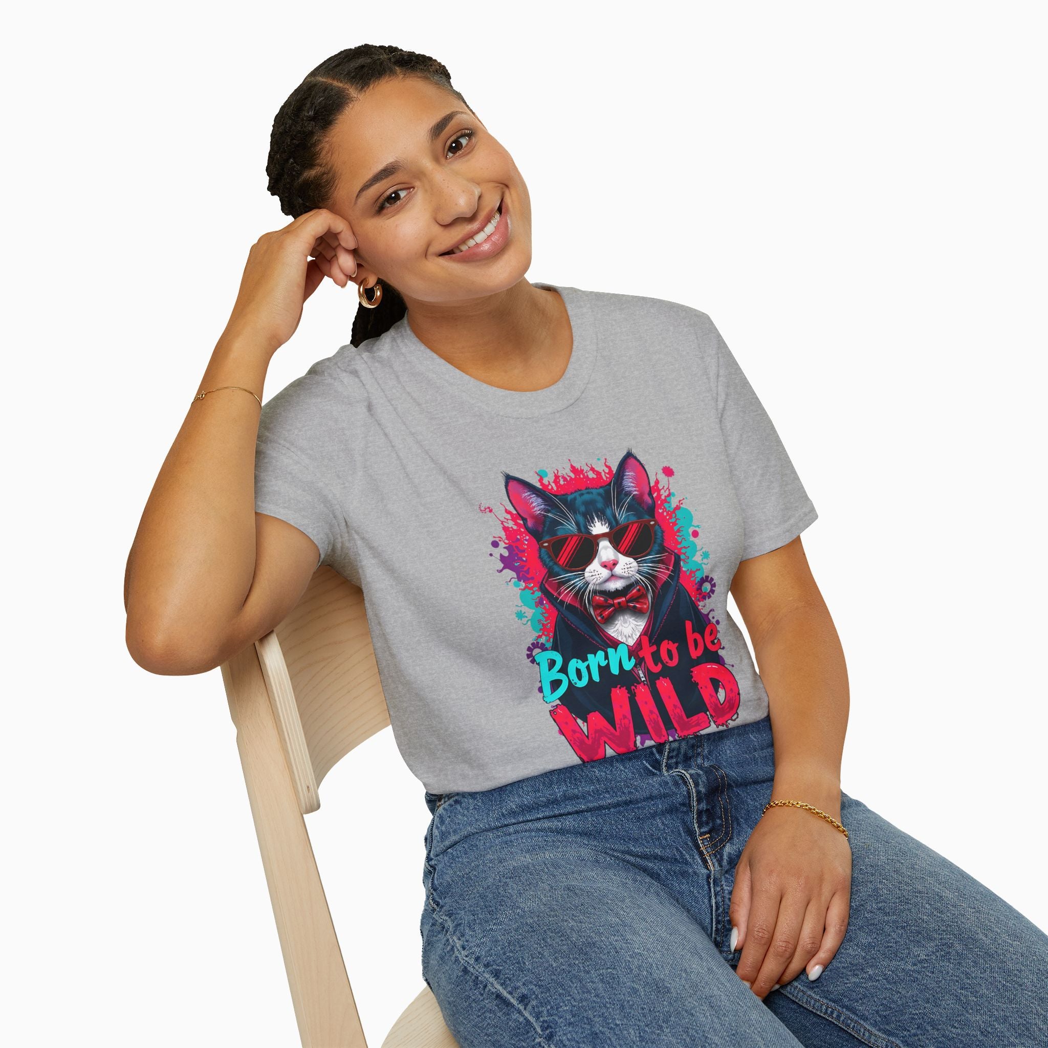 Dragula Cat: Born To Be Wild Unisex T-Shirt