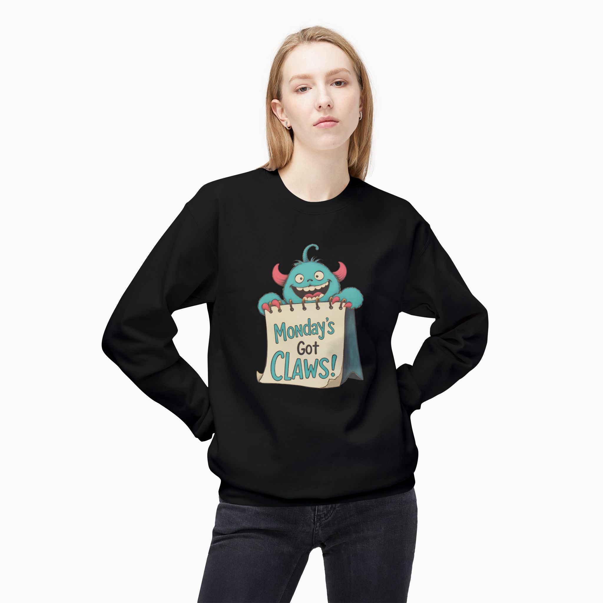 Monday's Got Claws Unisex Sweatshirt
