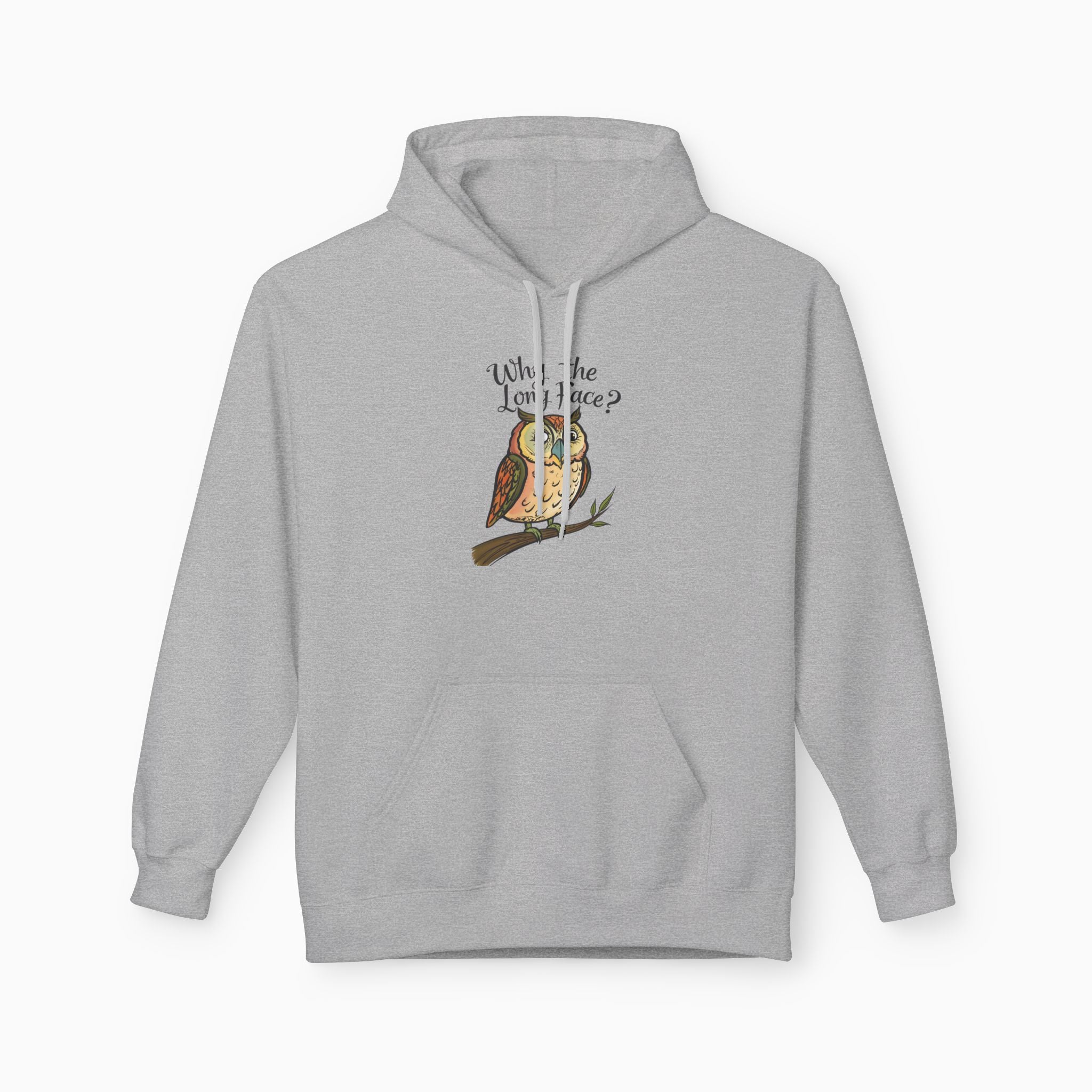 Night Owl Why the Long Face Unisex Hoodie