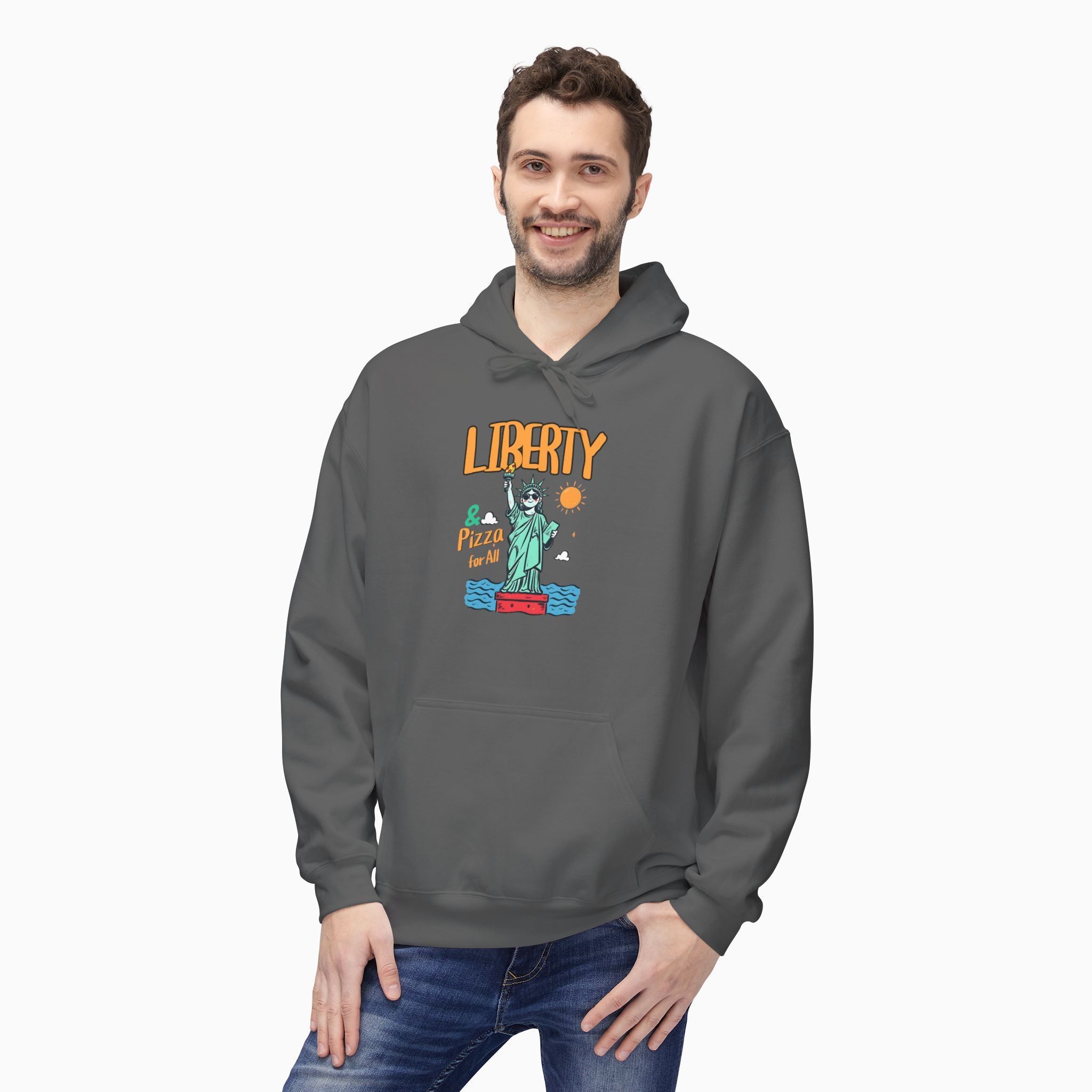 Liberty & Pizza for ALL Unisex Hoodie