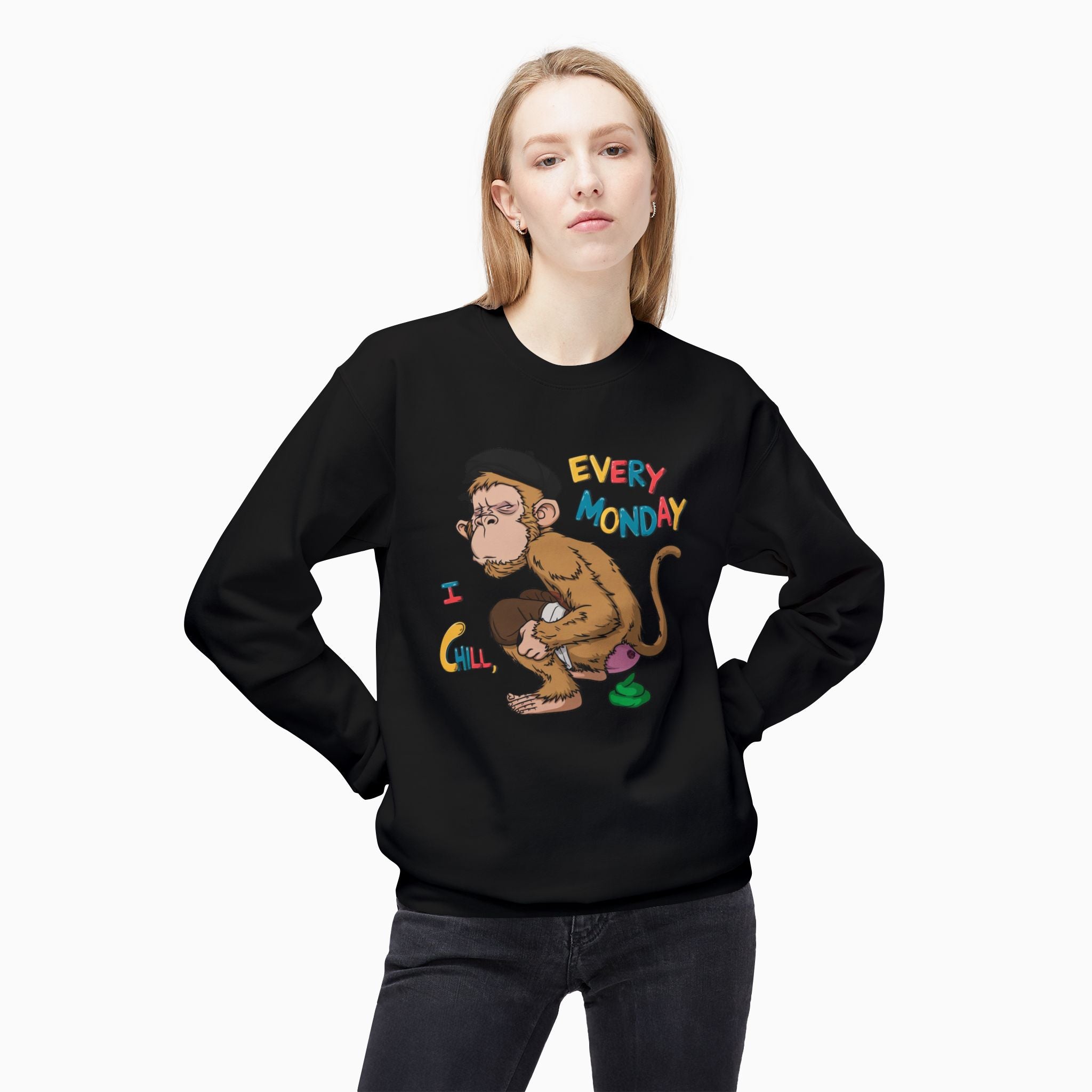 Nft Style Every Monday, I Chill Unisex Sweatshirt