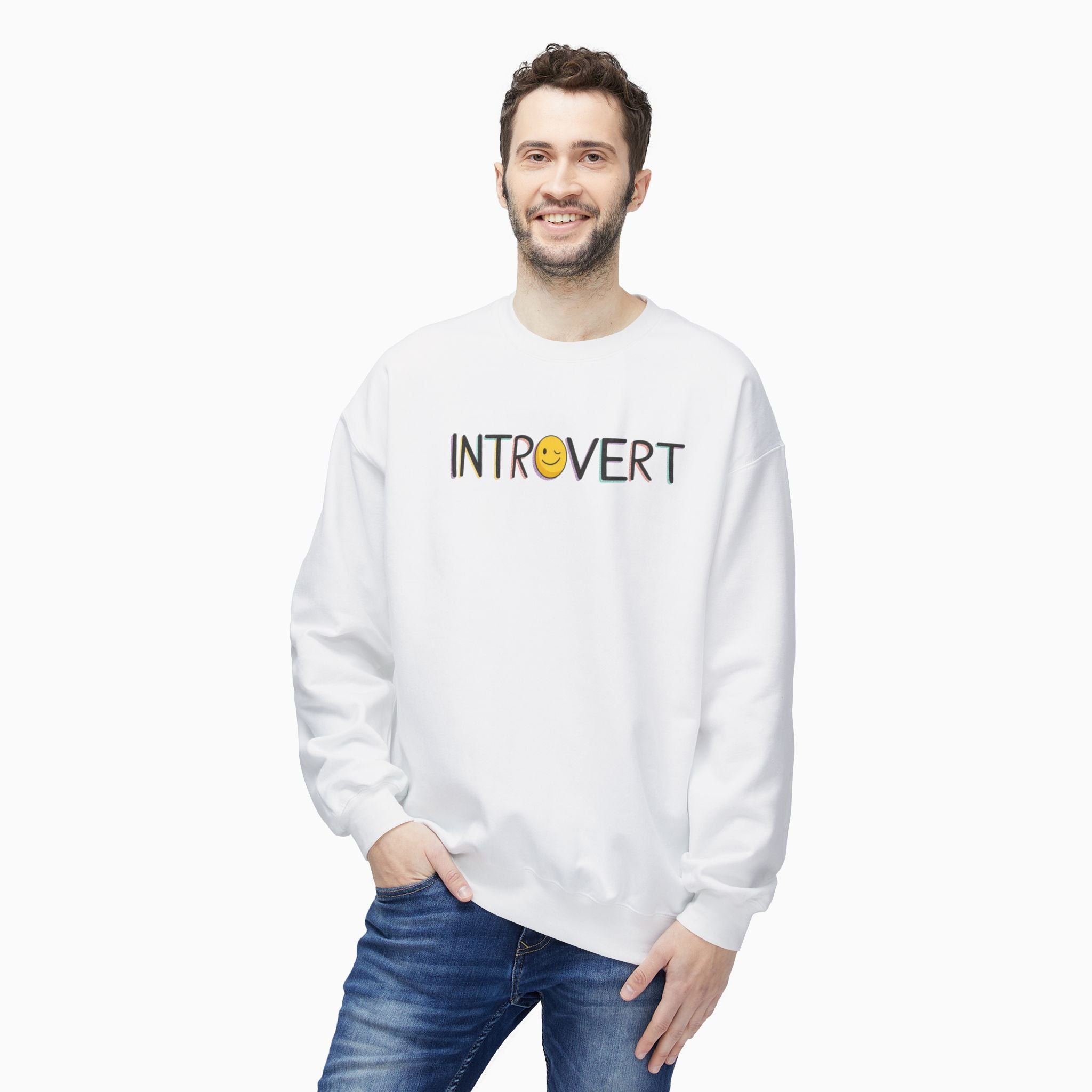 Introvert Unisex Sweatshirt | Exclusive Design by Woollieemix