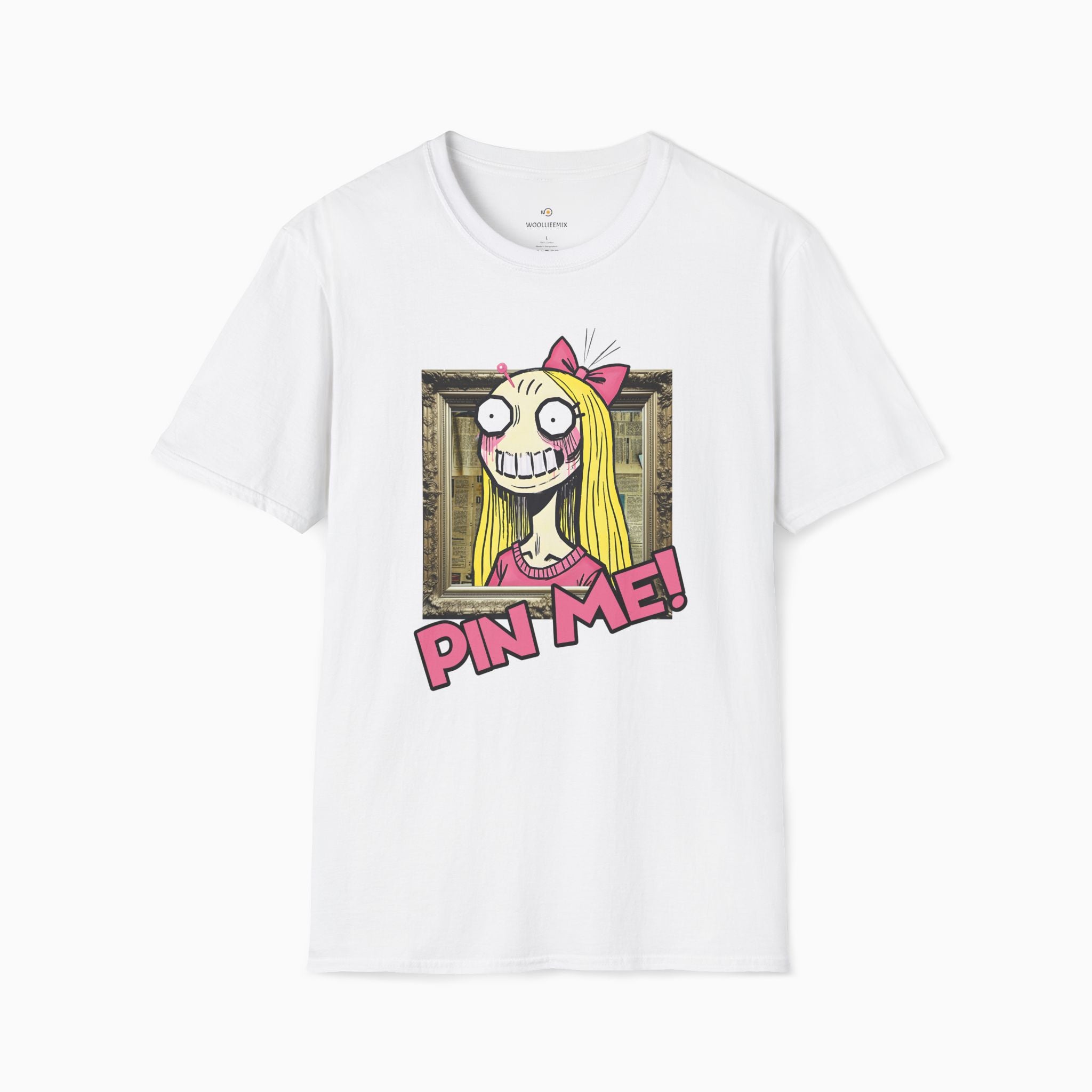Pin Me Unisex T-Shirt - Premium 100% Cotton Classic Crew Neck Tee