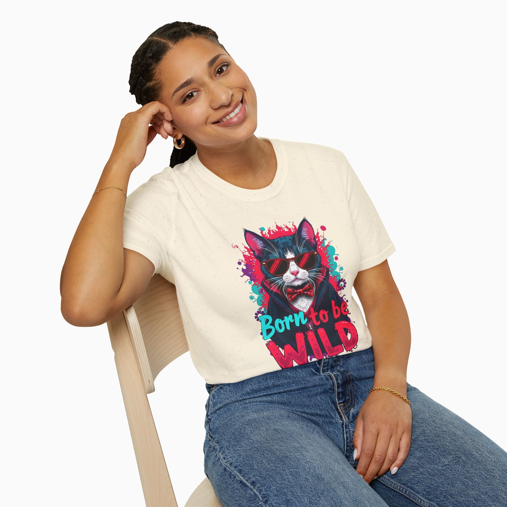 Dragula Cat: Born To Be Wild Unisex T-Shirt