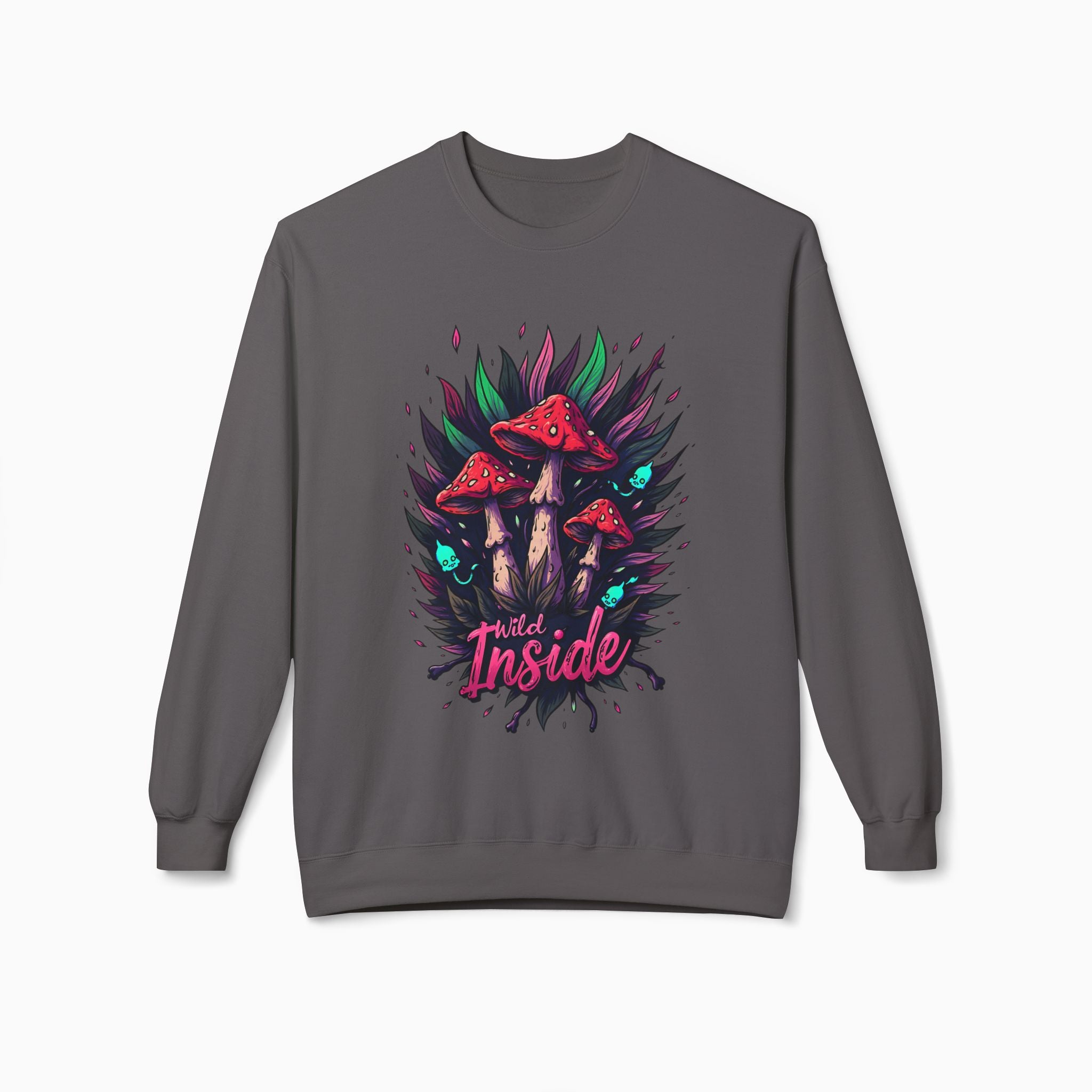 Poisonous Mushrooms Graphic Sweatshirt - Stylish & Soft Unisex Wear