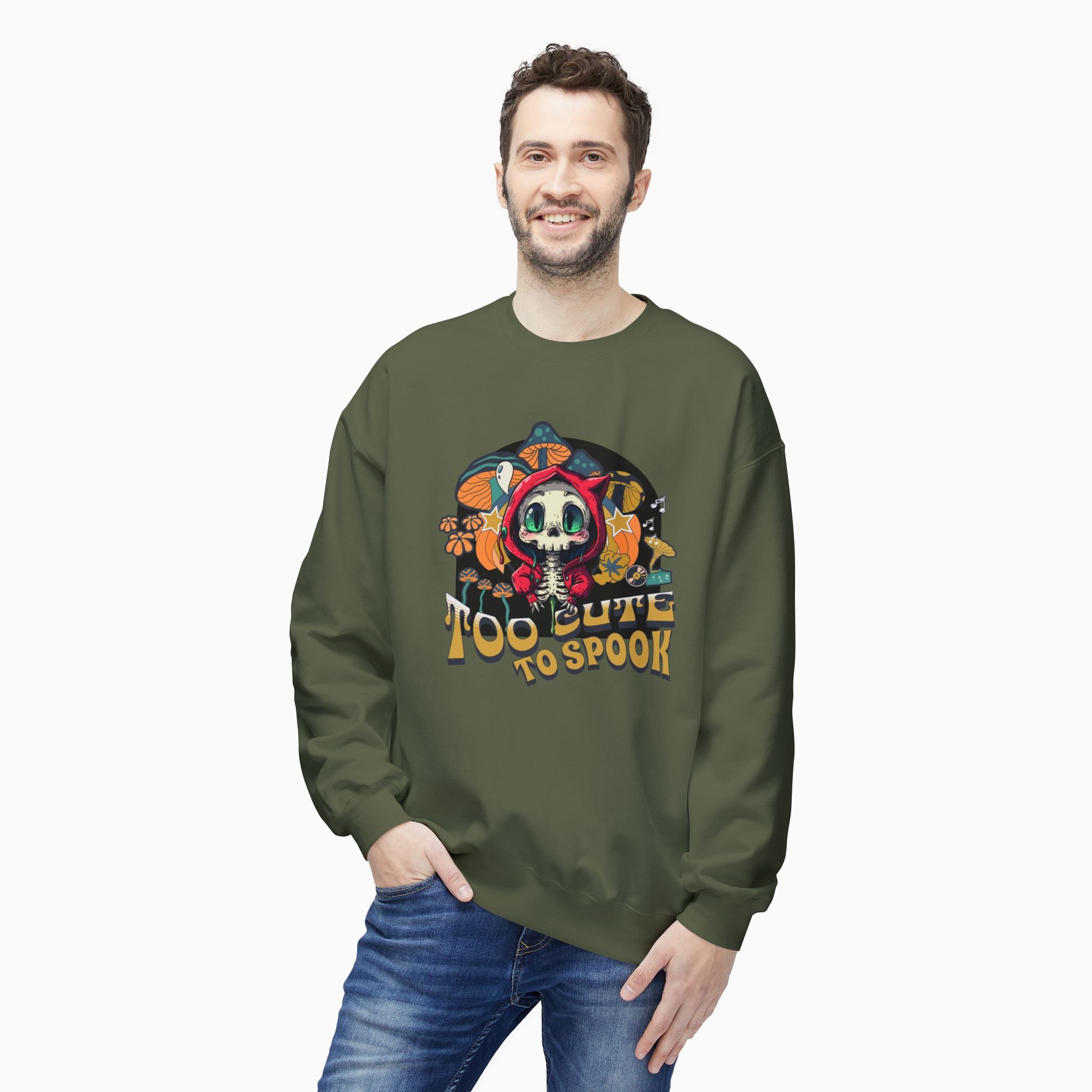 Too Cute To Spook Unisex Sweatshirt