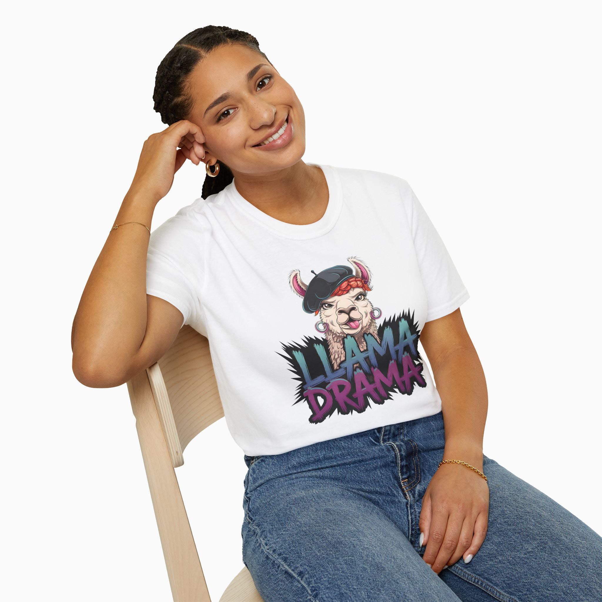 Nft Style Llama Drame Unisex T-Shirt
