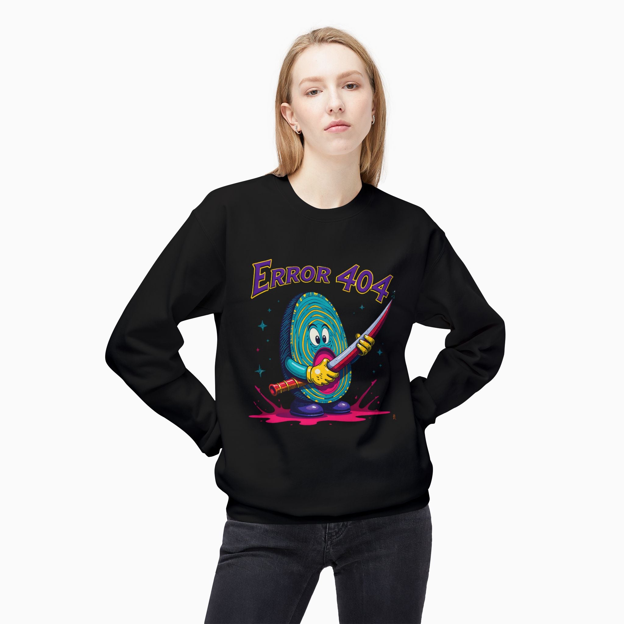 Blood Test Error 404 Unisex Sweatshirt