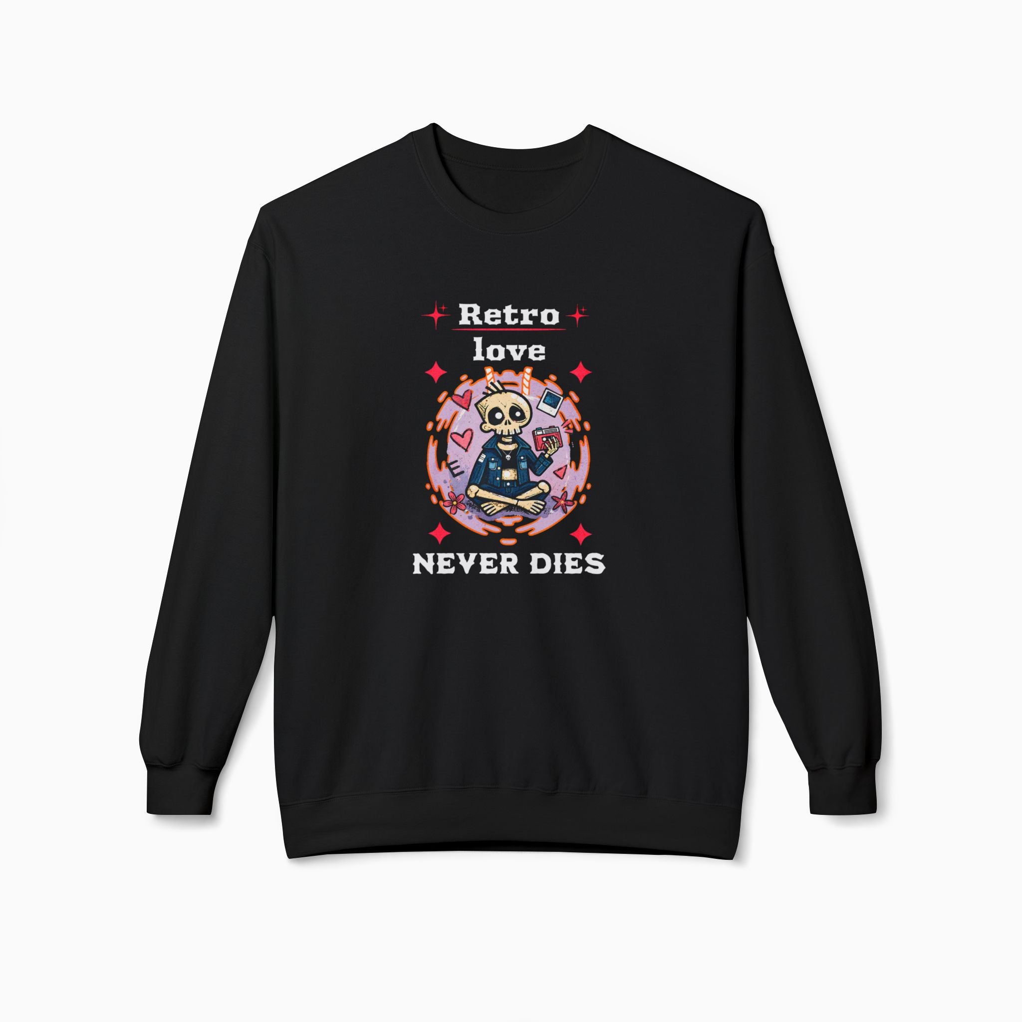 Retro Love, Never Dies Unisex Sweatshirt