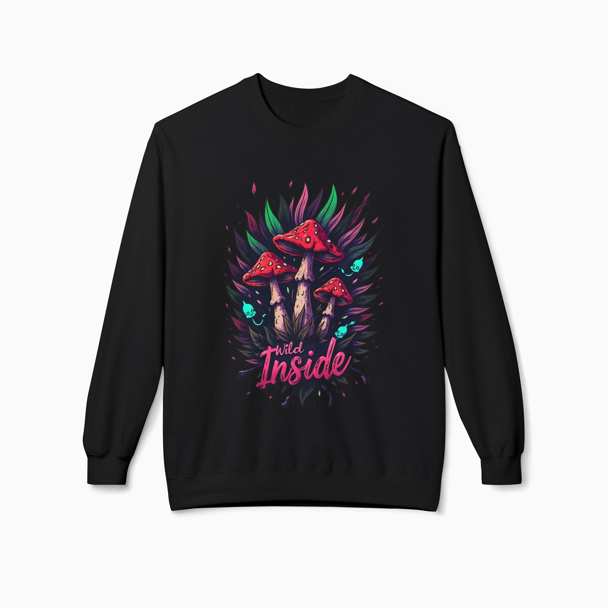 Poisonous Mushrooms Graphic Sweatshirt - Stylish & Soft Unisex Wear