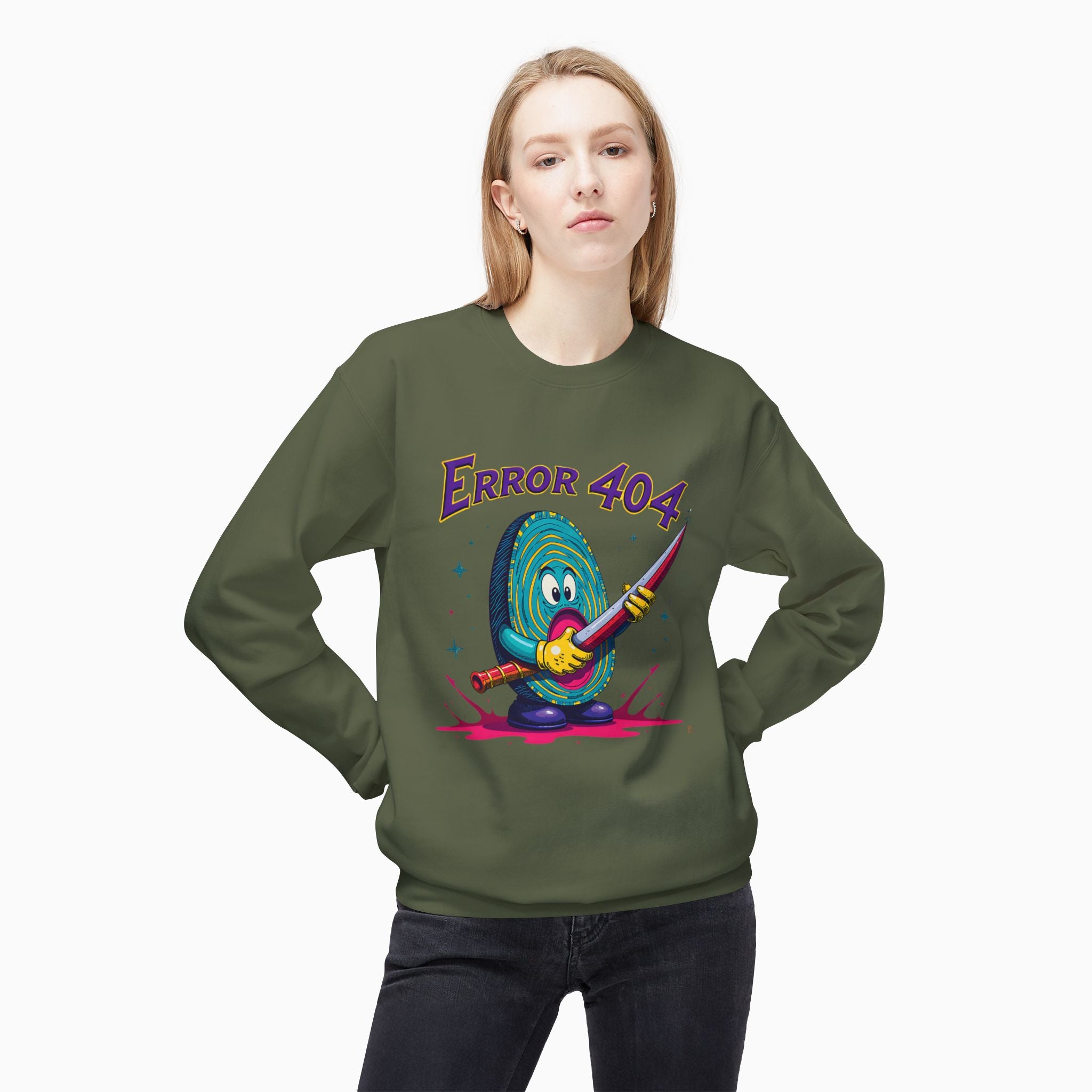 Blood Test Error 404 Unisex Sweatshirt