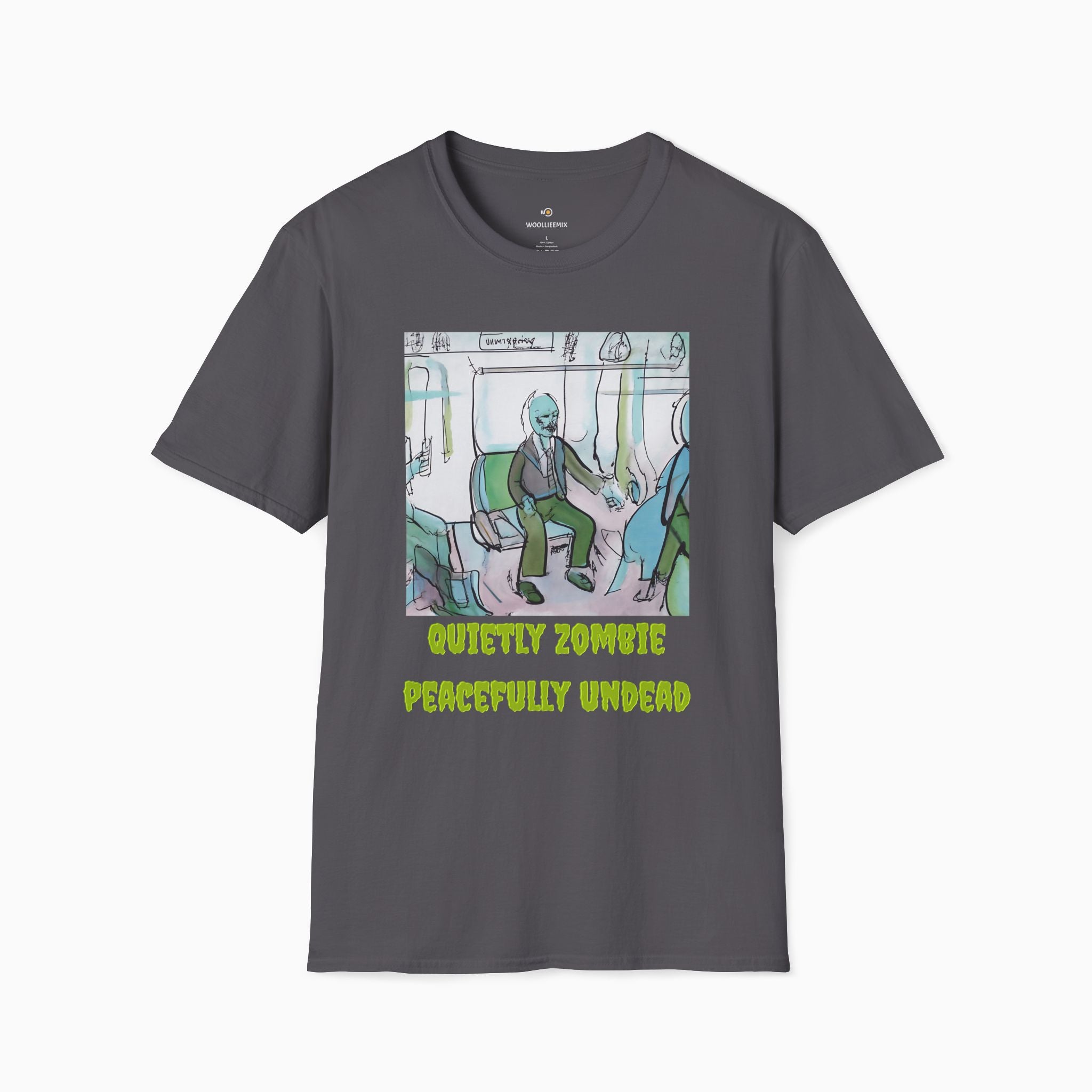 Quietly Zombie Peacefully Undead Unisex T-Shirt