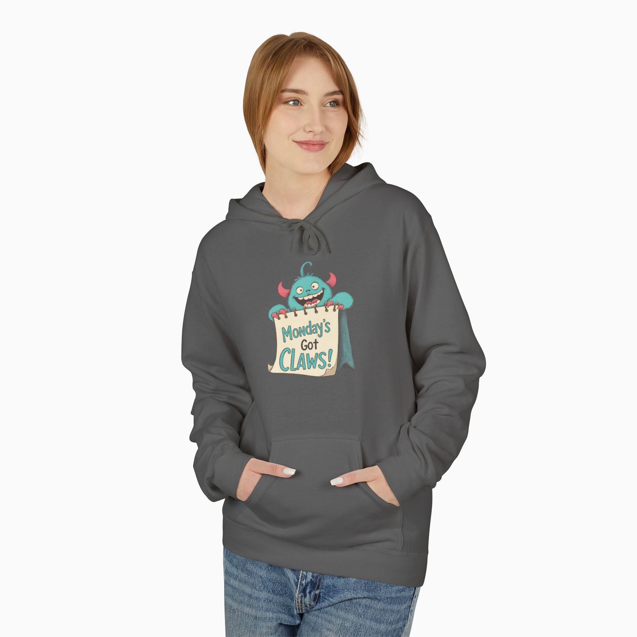 Monday's Got Claws Unisex Hoodie