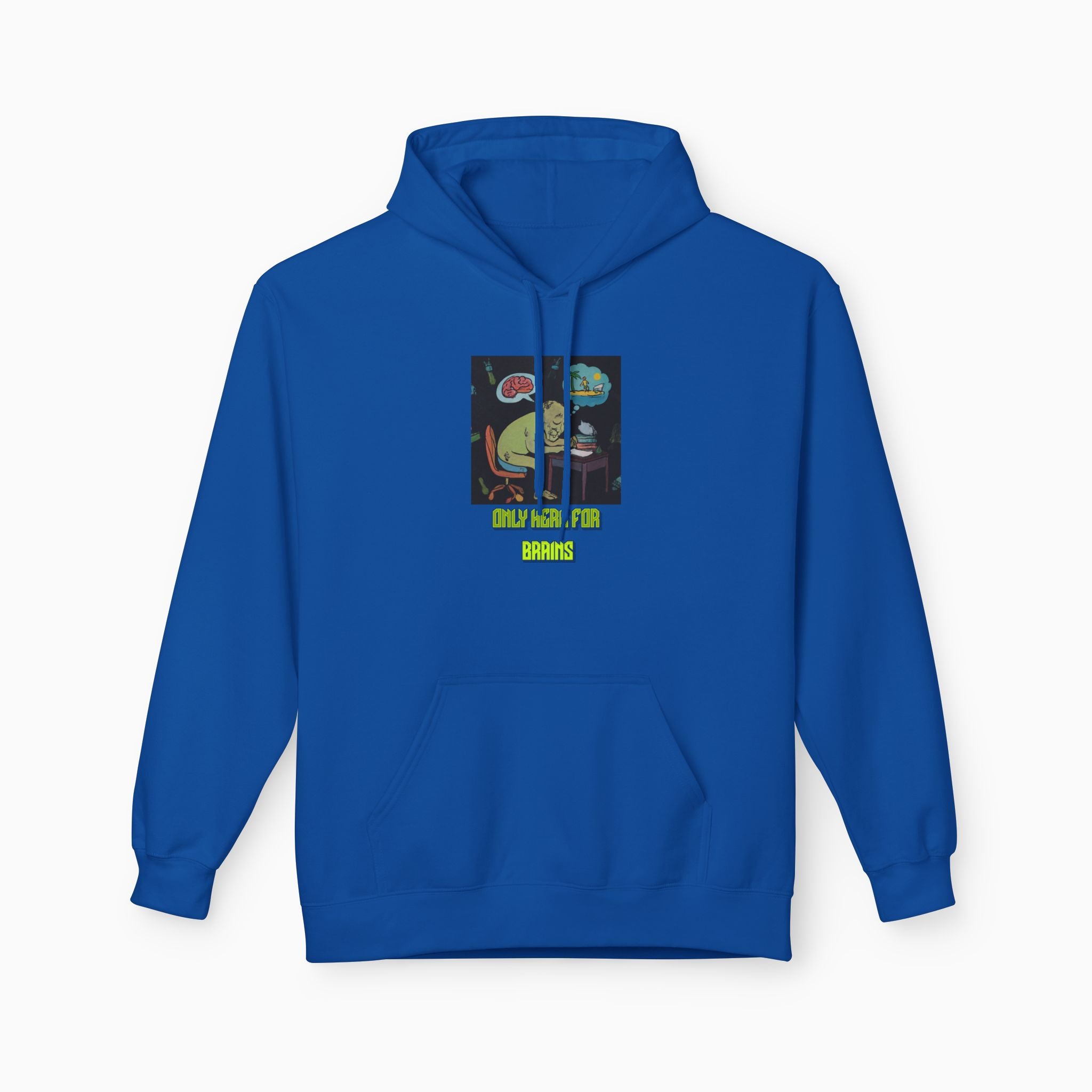 Zombie - Only Here for Brains Unisex Hoodie