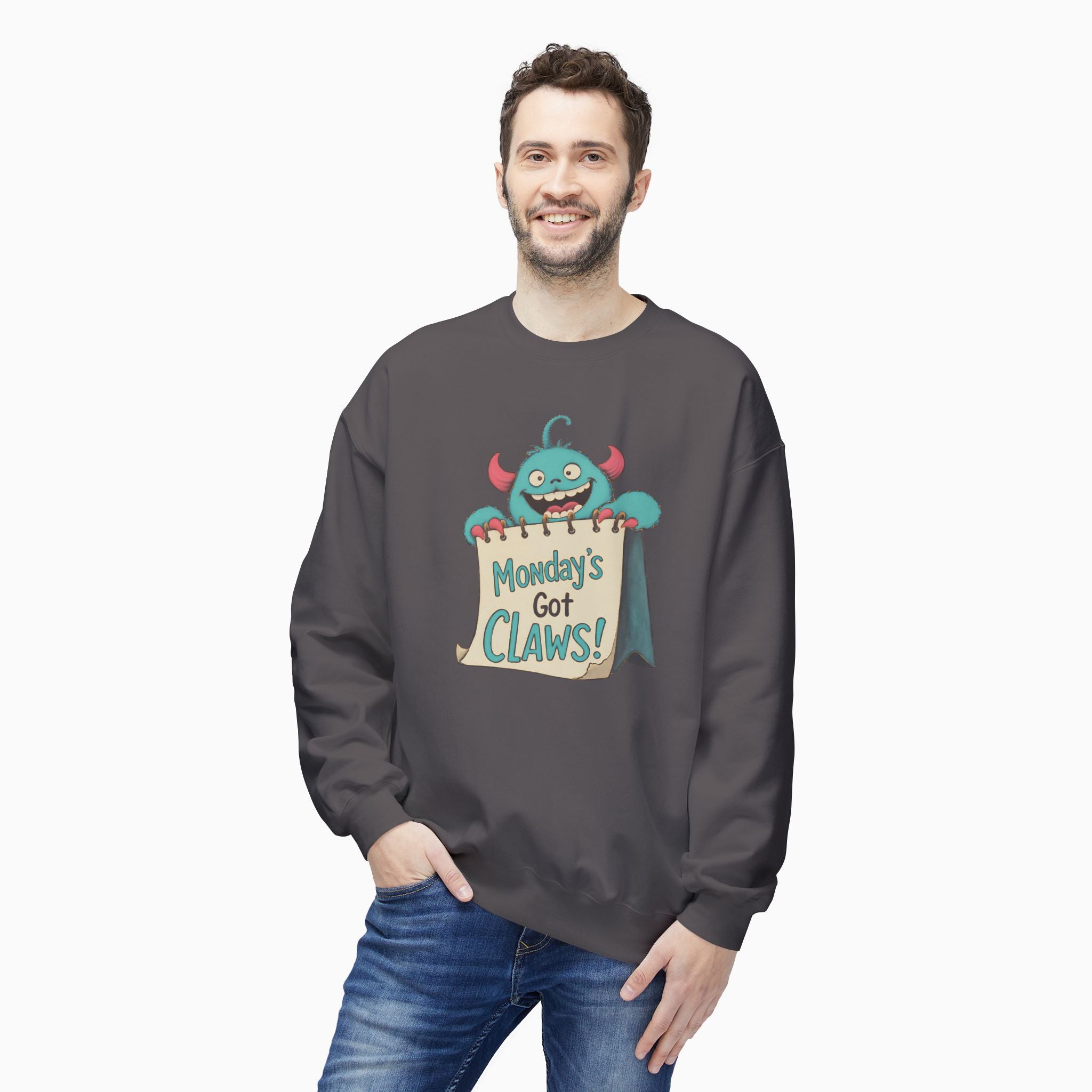 Monday's Got Claws Unisex Sweatshirt