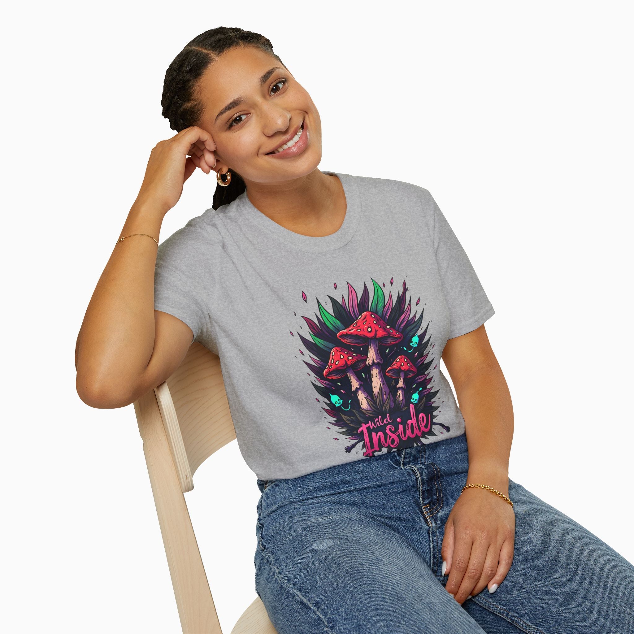 Poisonous Mushrooms Wild Inside Unisex T-Shirt