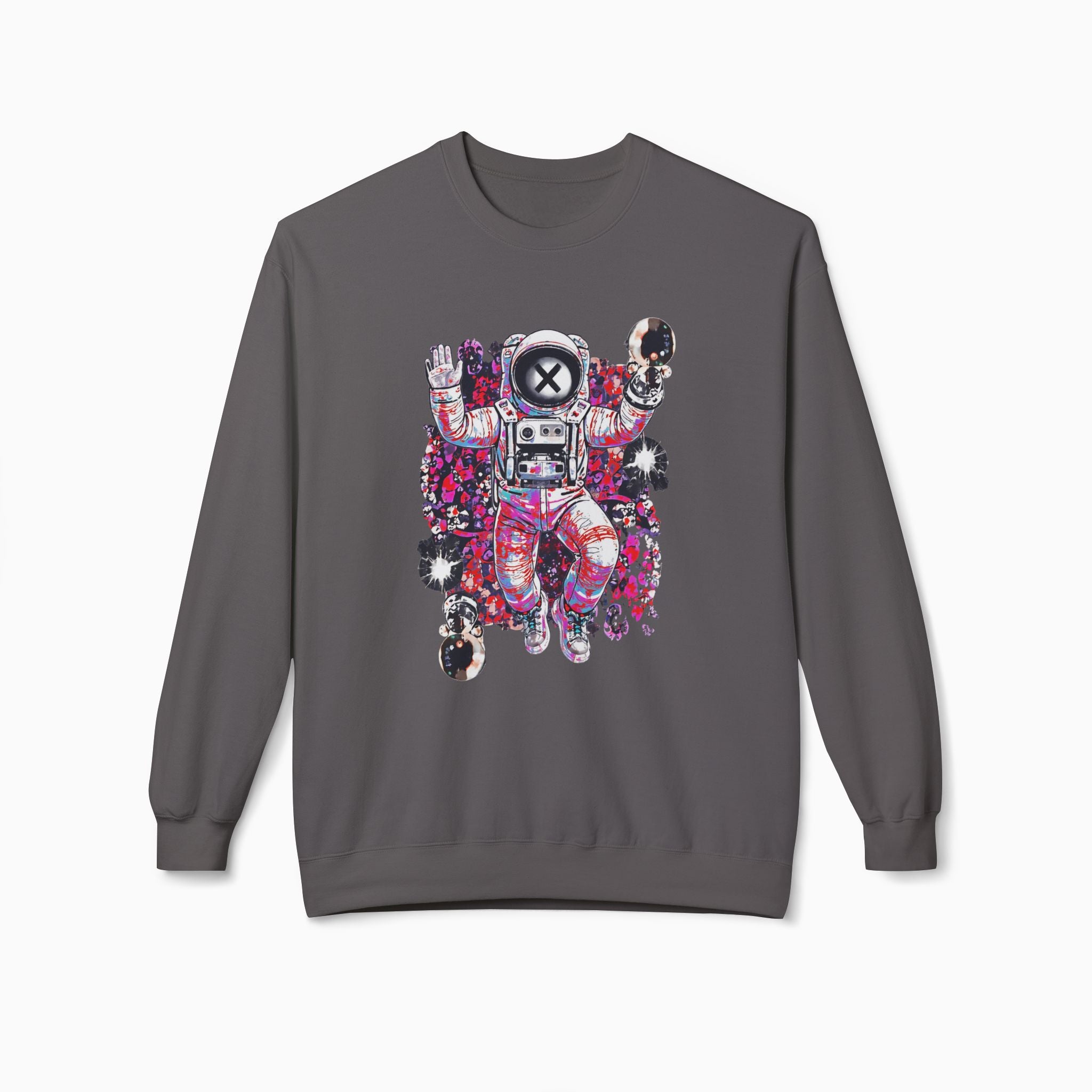 Astronaut Floating in Space Unisex Sweatshirt