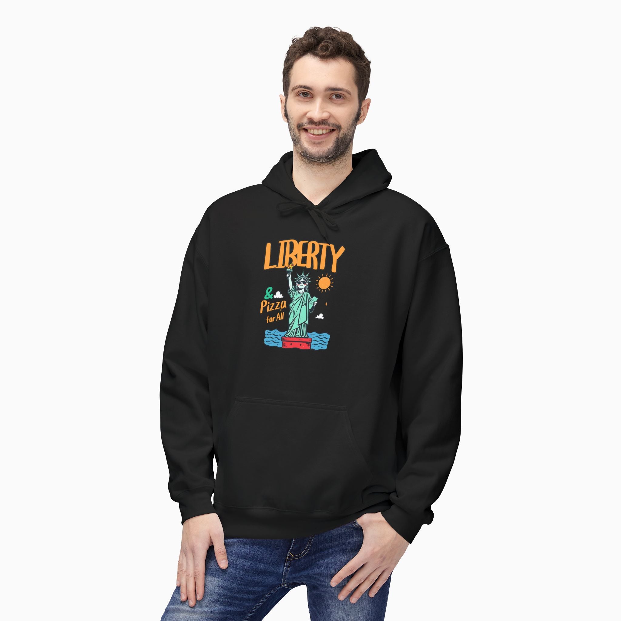 Liberty & Pizza for ALL Unisex Hoodie