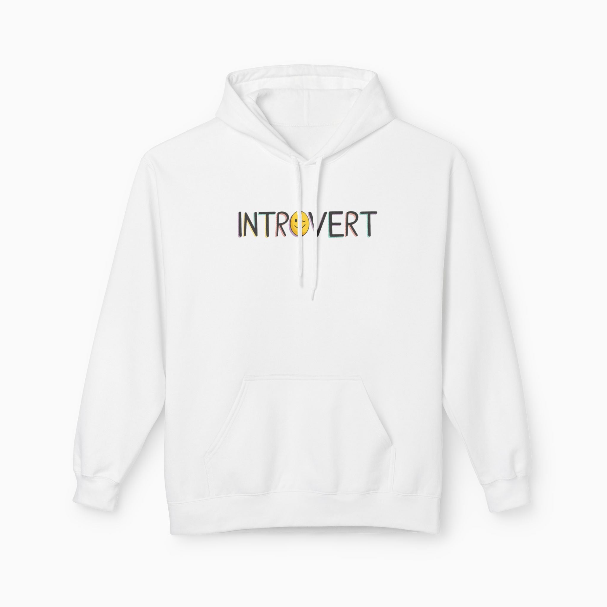 Introvert Unisex Hoodie - Sustainable Comfort & Style by Woollieemix