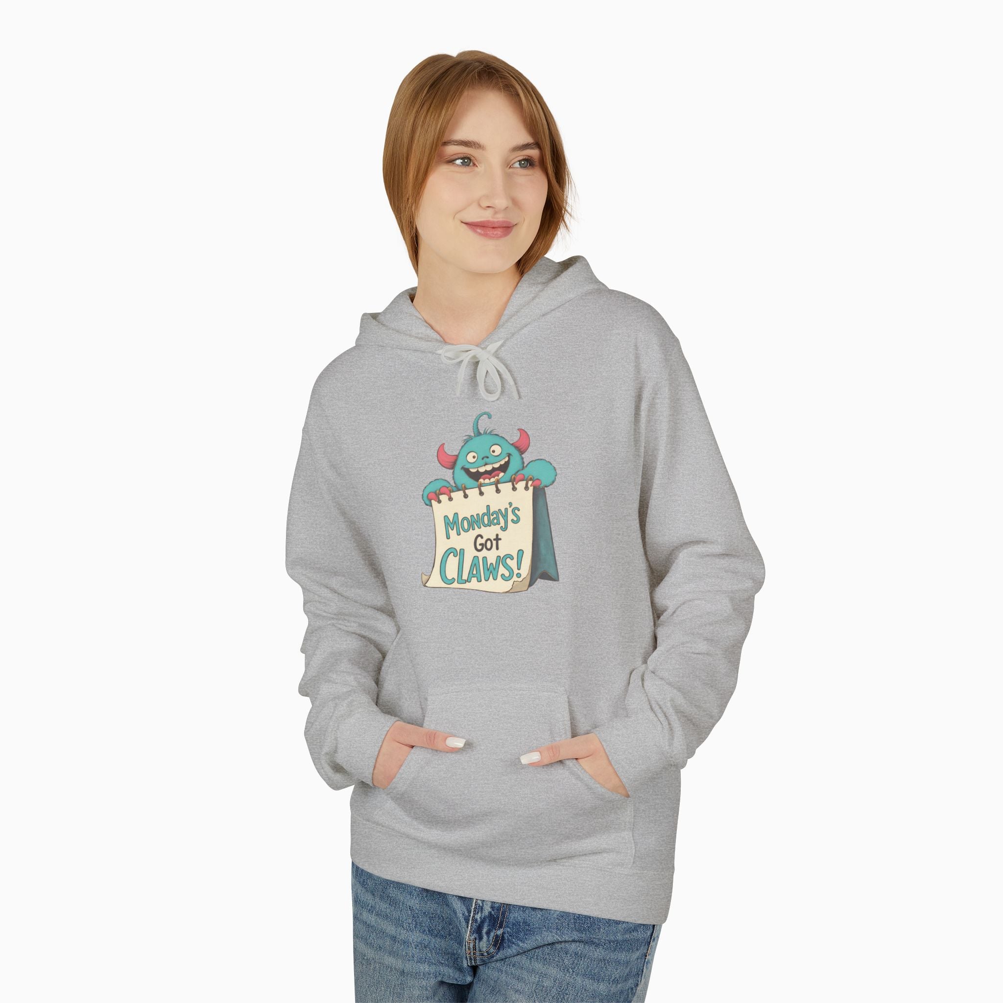 Monday's Got Claws Unisex Hoodie