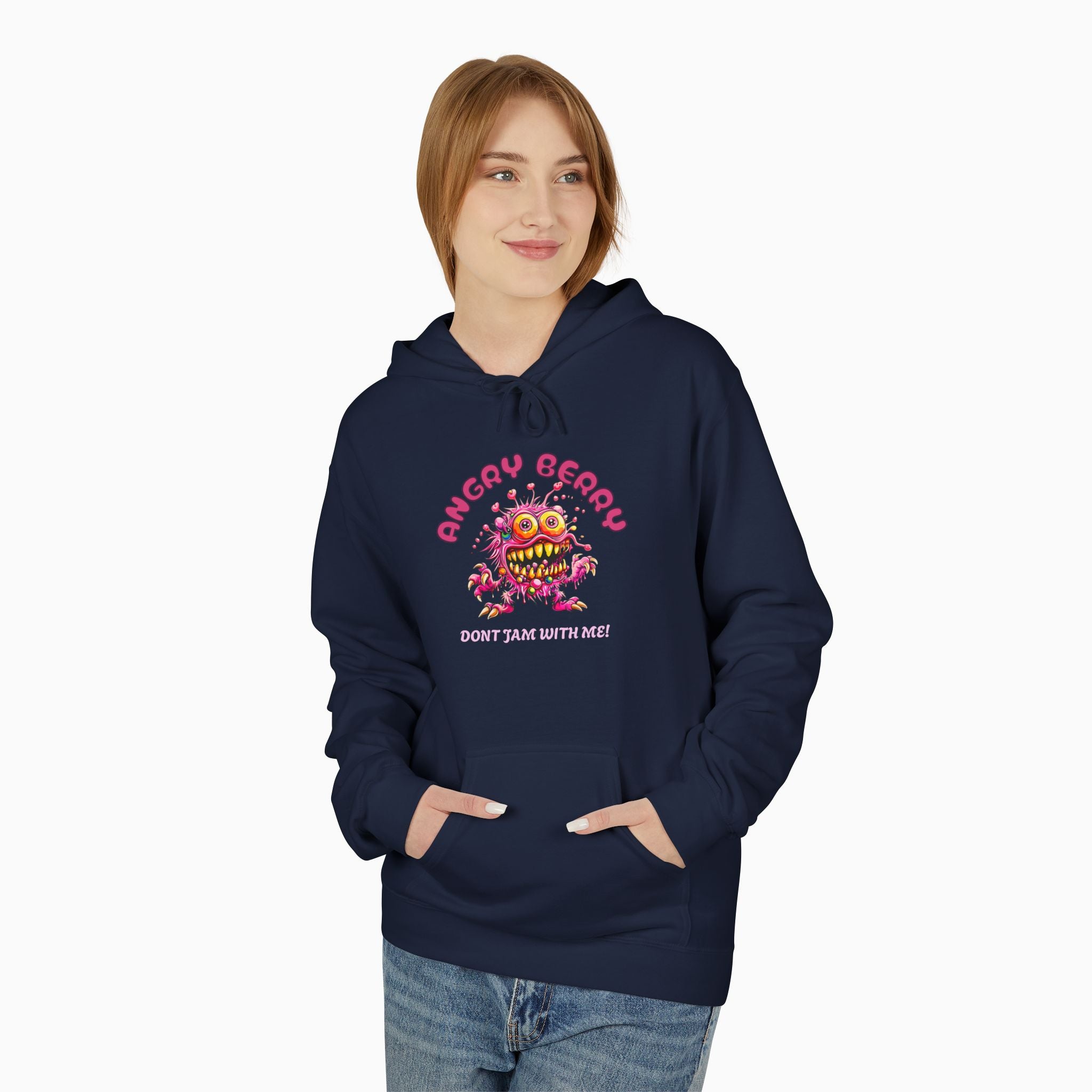Angry Cherry Unisex Hoodie – Exclusive Design by Woollieemix