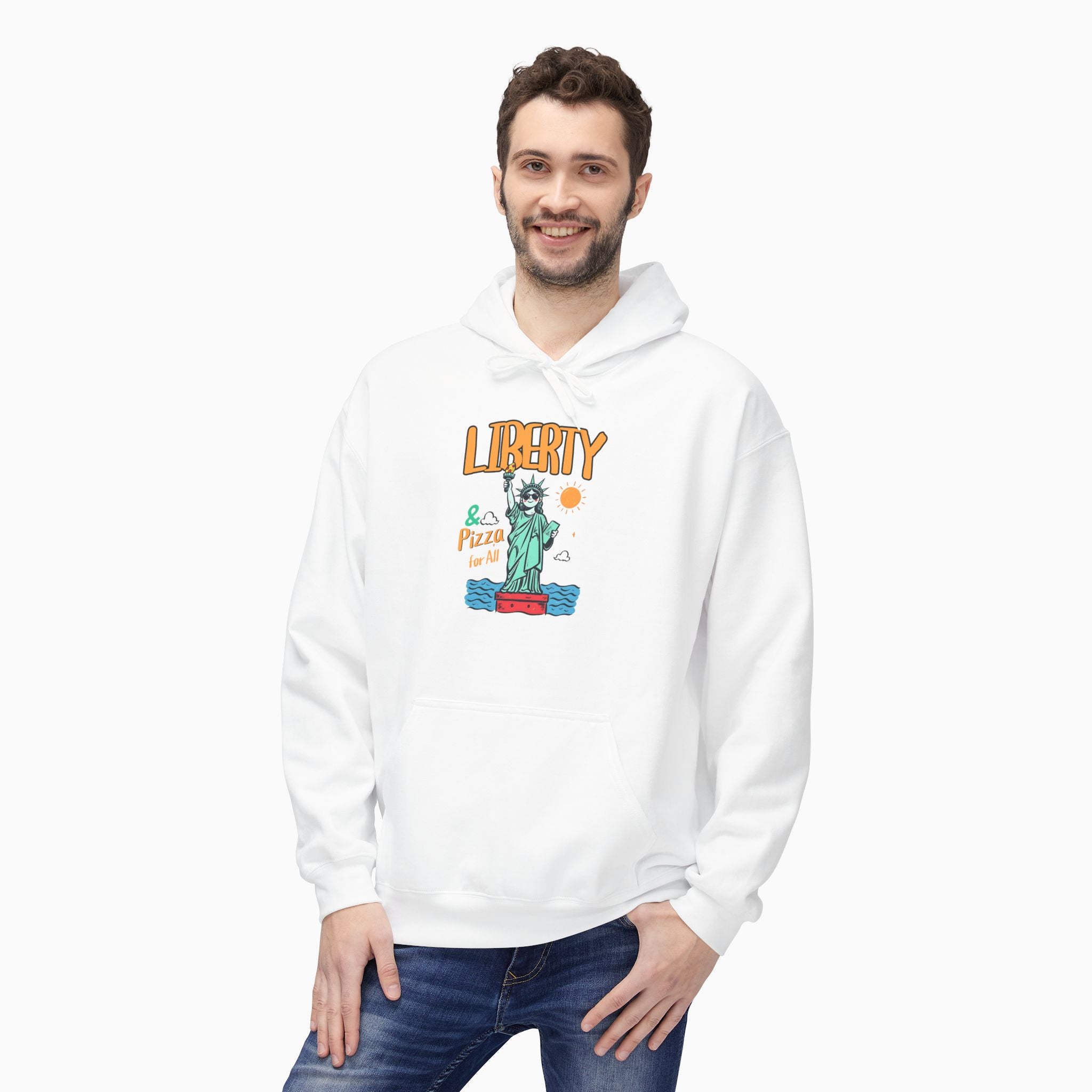 Liberty & Pizza for ALL Unisex Hoodie
