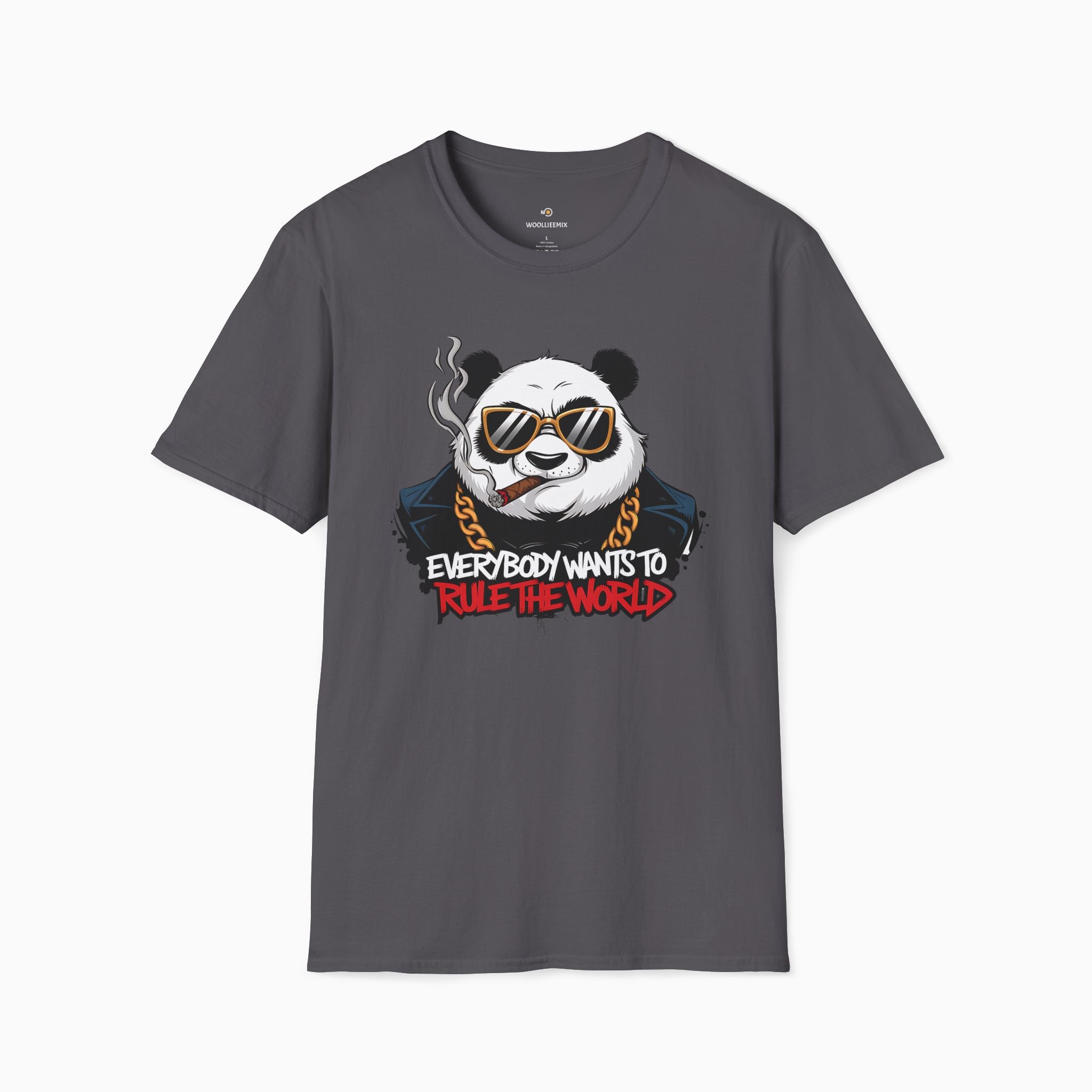Gangster Panda Unisex T-Shirt: Everyone Wants to Rule the World