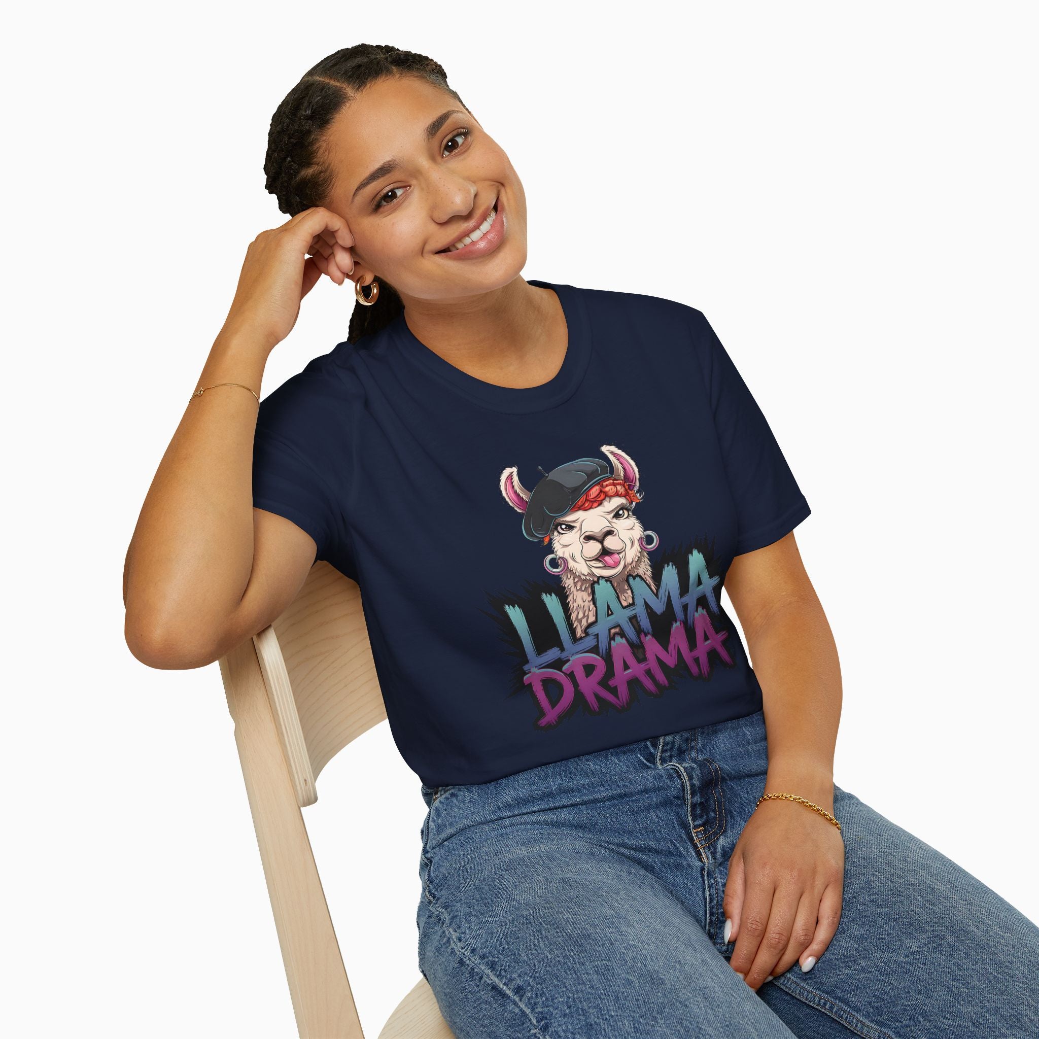 Nft Style Llama Drame Unisex T-Shirt