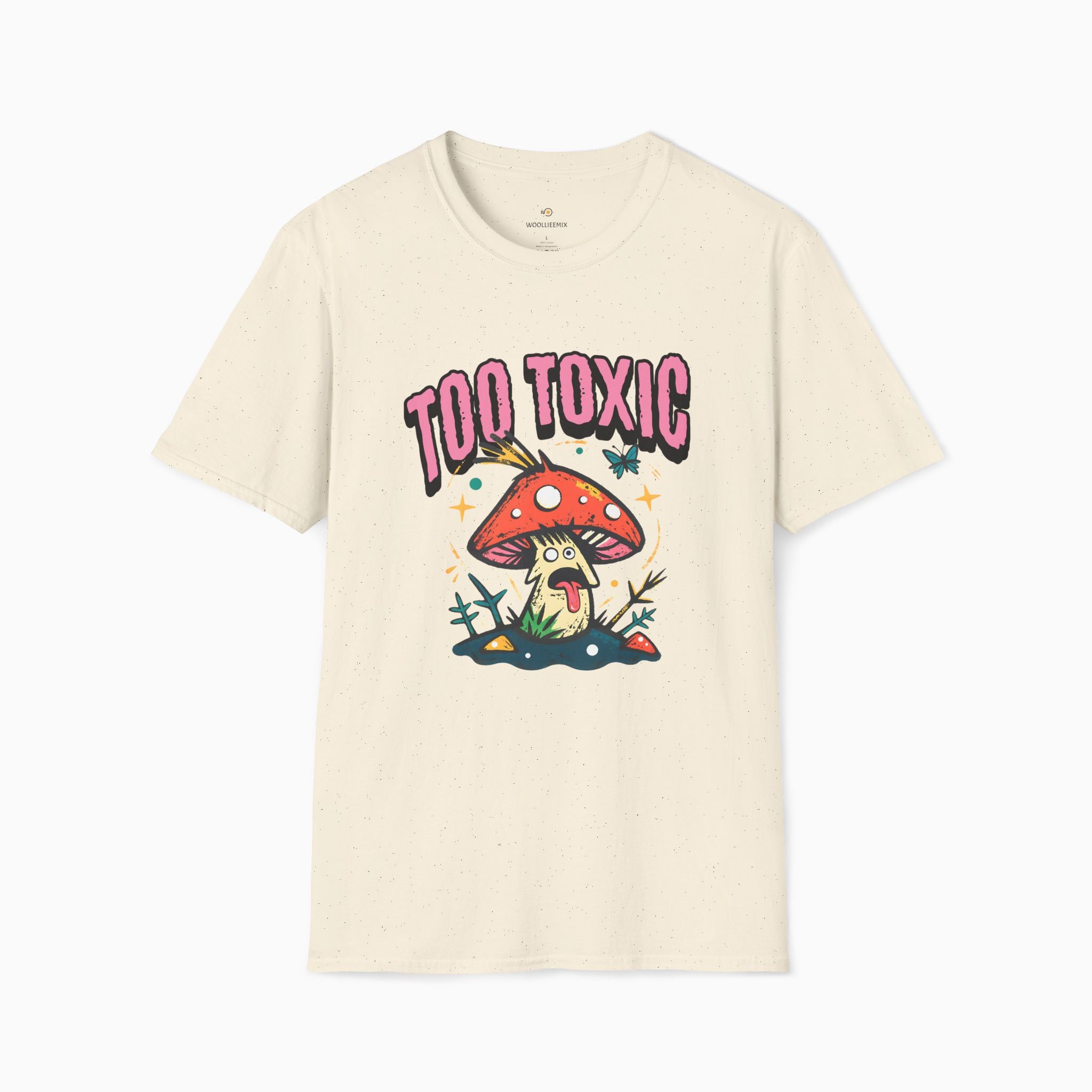 Too Toxic Mushroom Unisex T-Shirt - Premium Ring-Spun Cotton