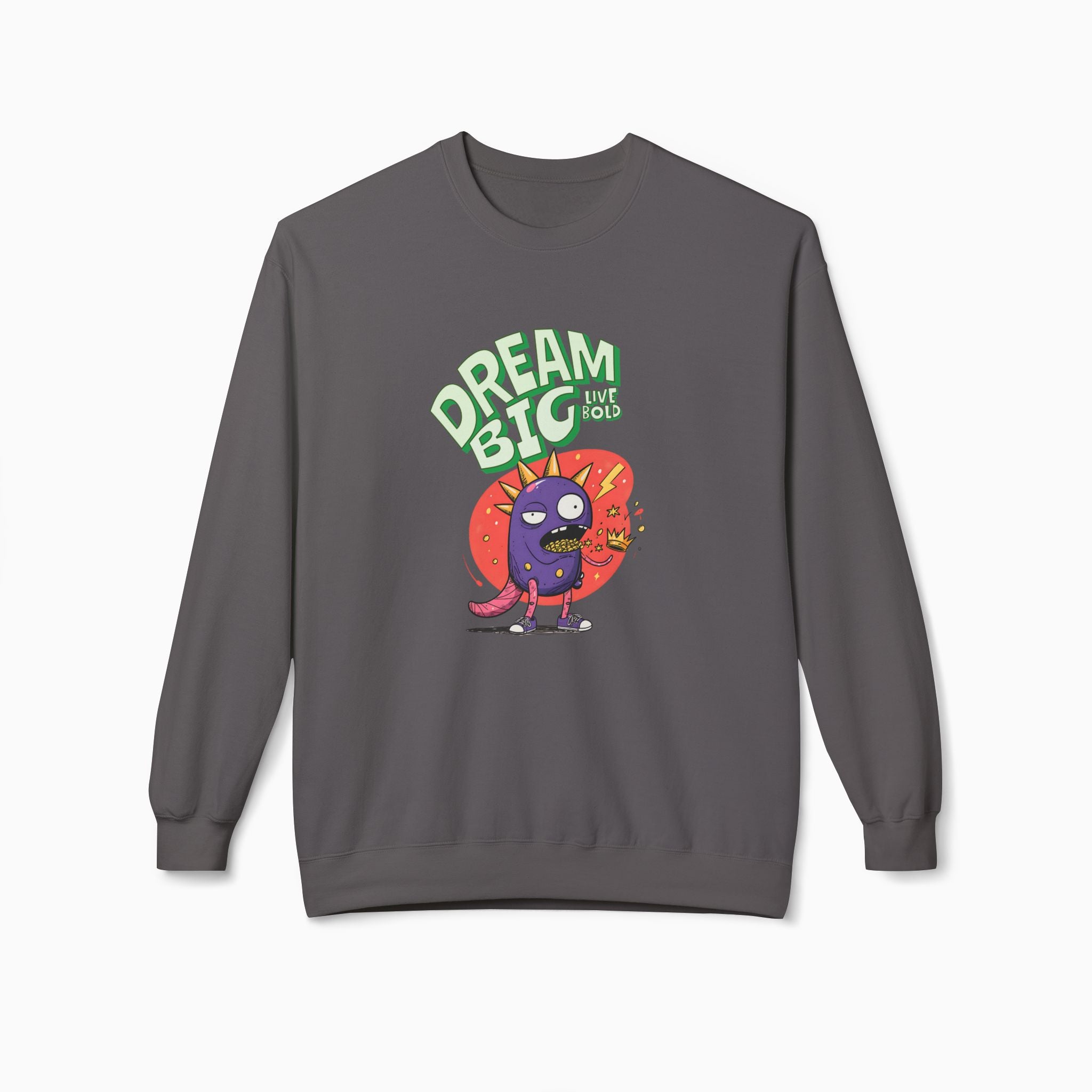 Dream Big, Live Bold Unisex Sweatshirt | Soft 80% Cotton Comfort