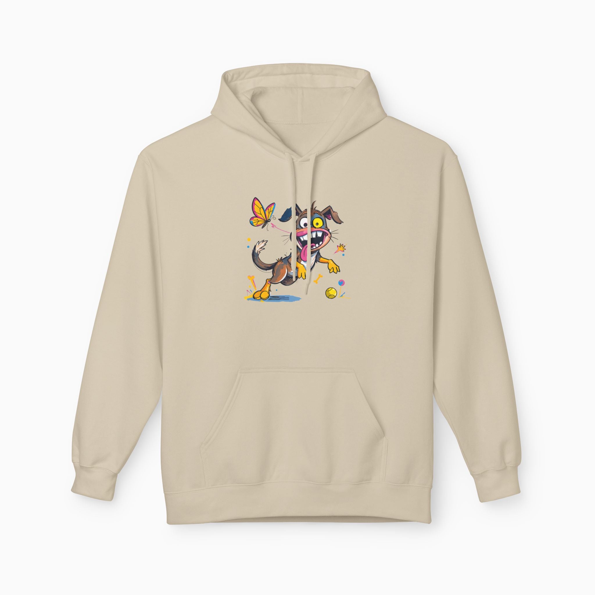 Dog And Butterfly Unisex Hoodie