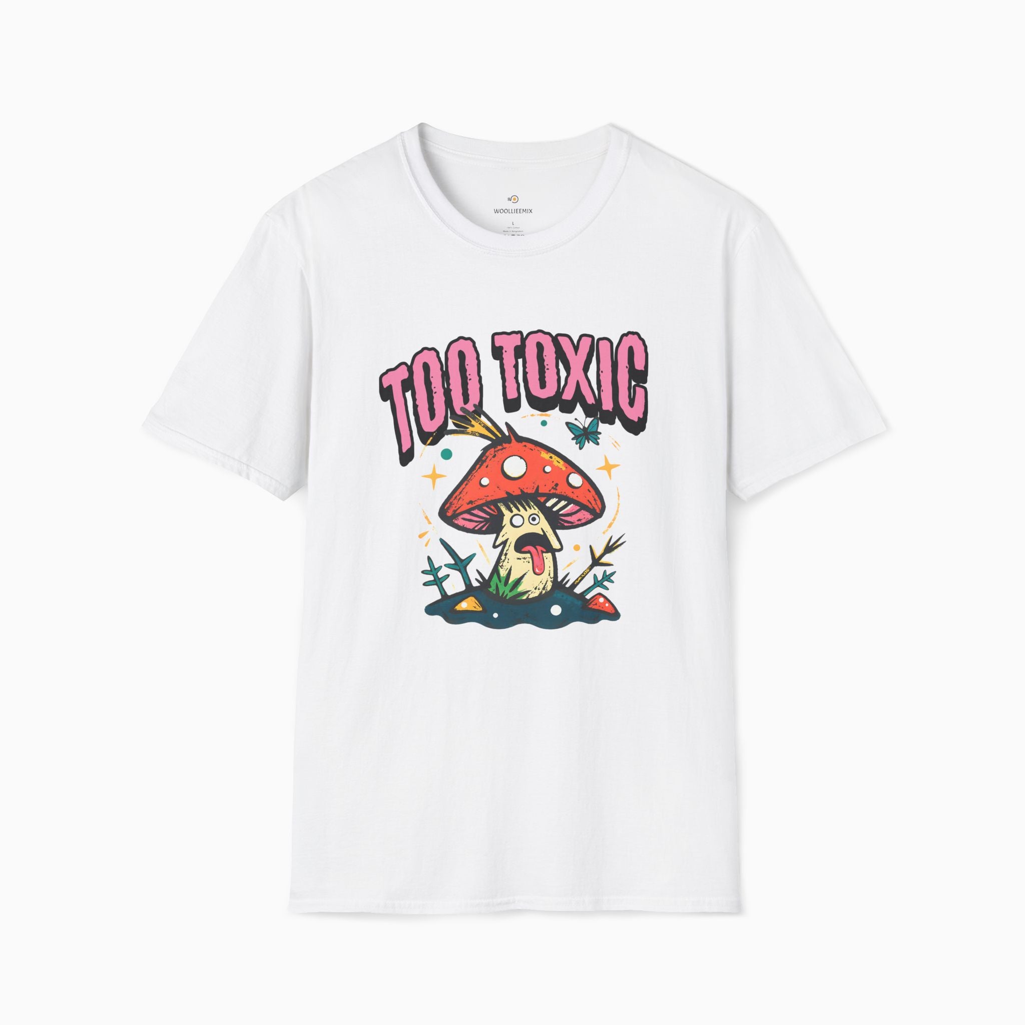 Too Toxic Mushroom Unisex T-Shirt - Premium Ring-Spun Cotton