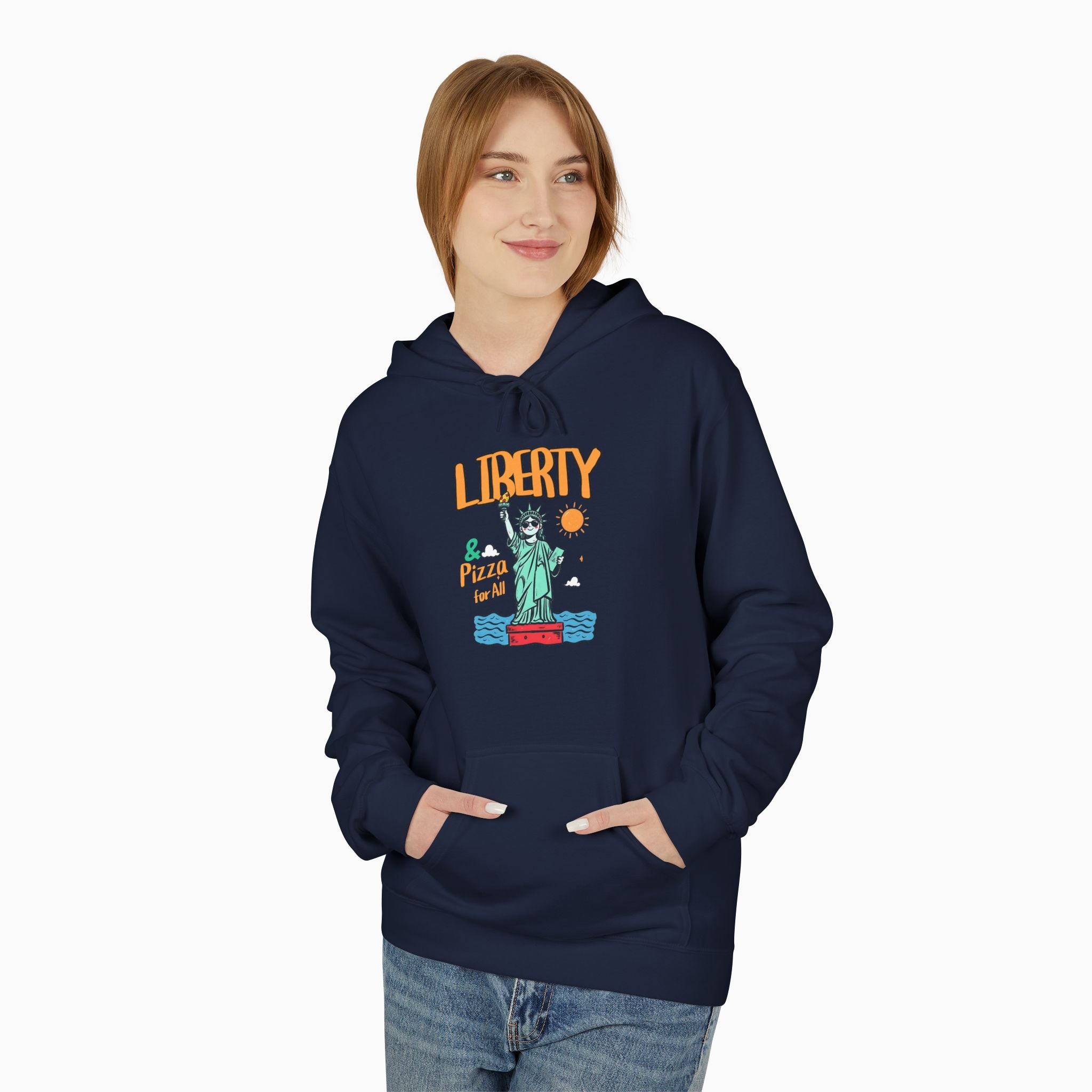 Liberty & Pizza for ALL Unisex Hoodie