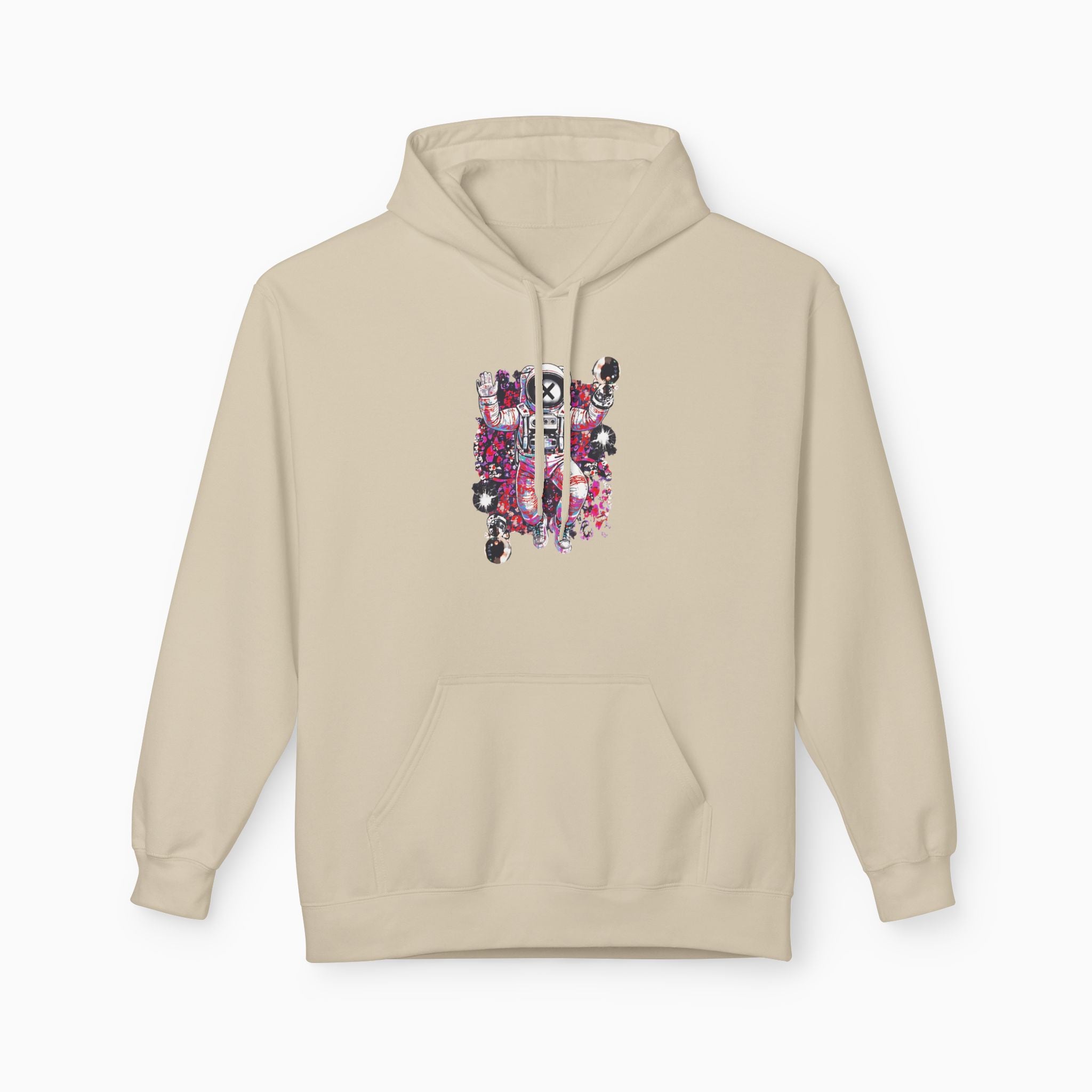 Astronaut Floating in Space Unisex Hoodie