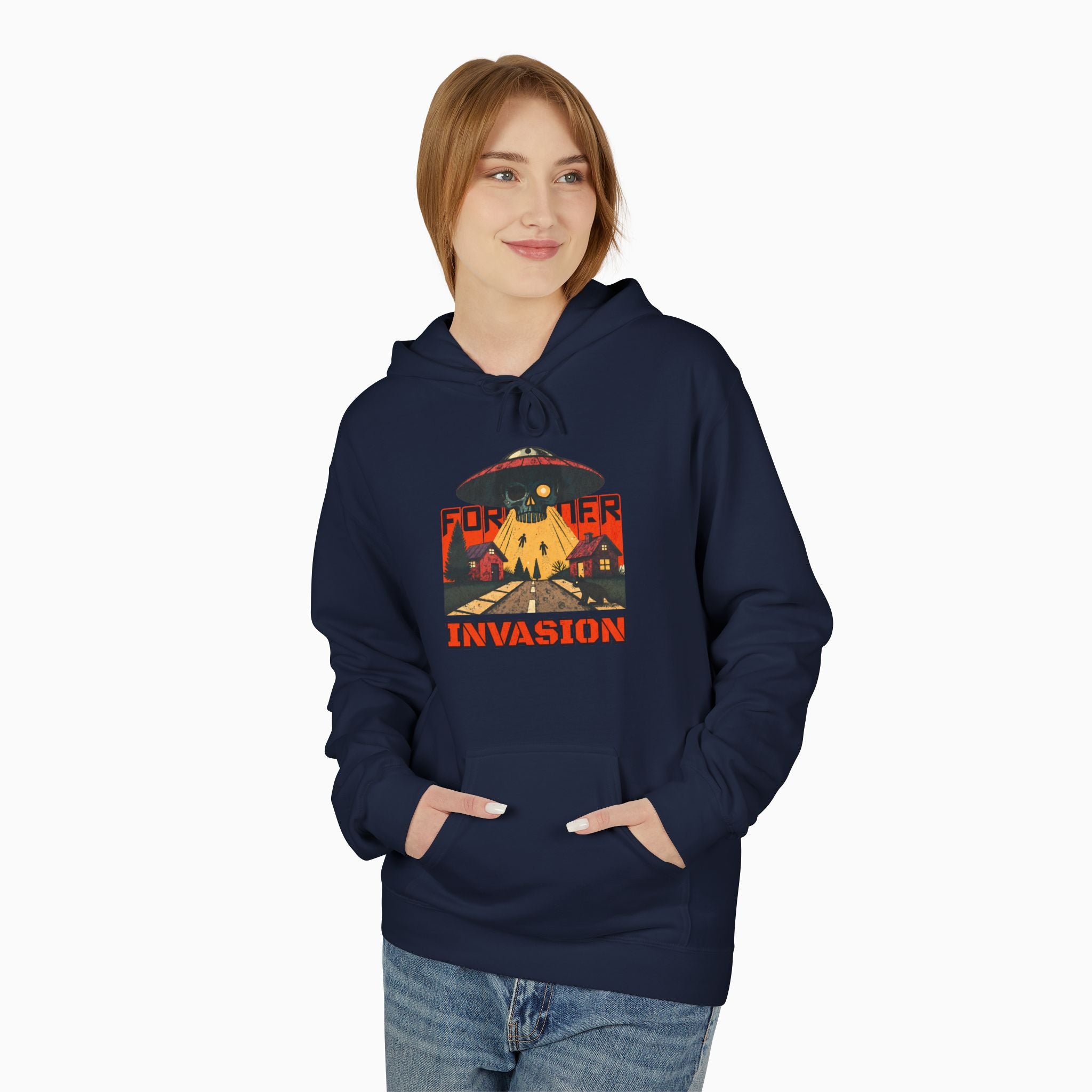 Foreigner Invasion Unisex Hoodie | Relaxed Fit & Sustainable