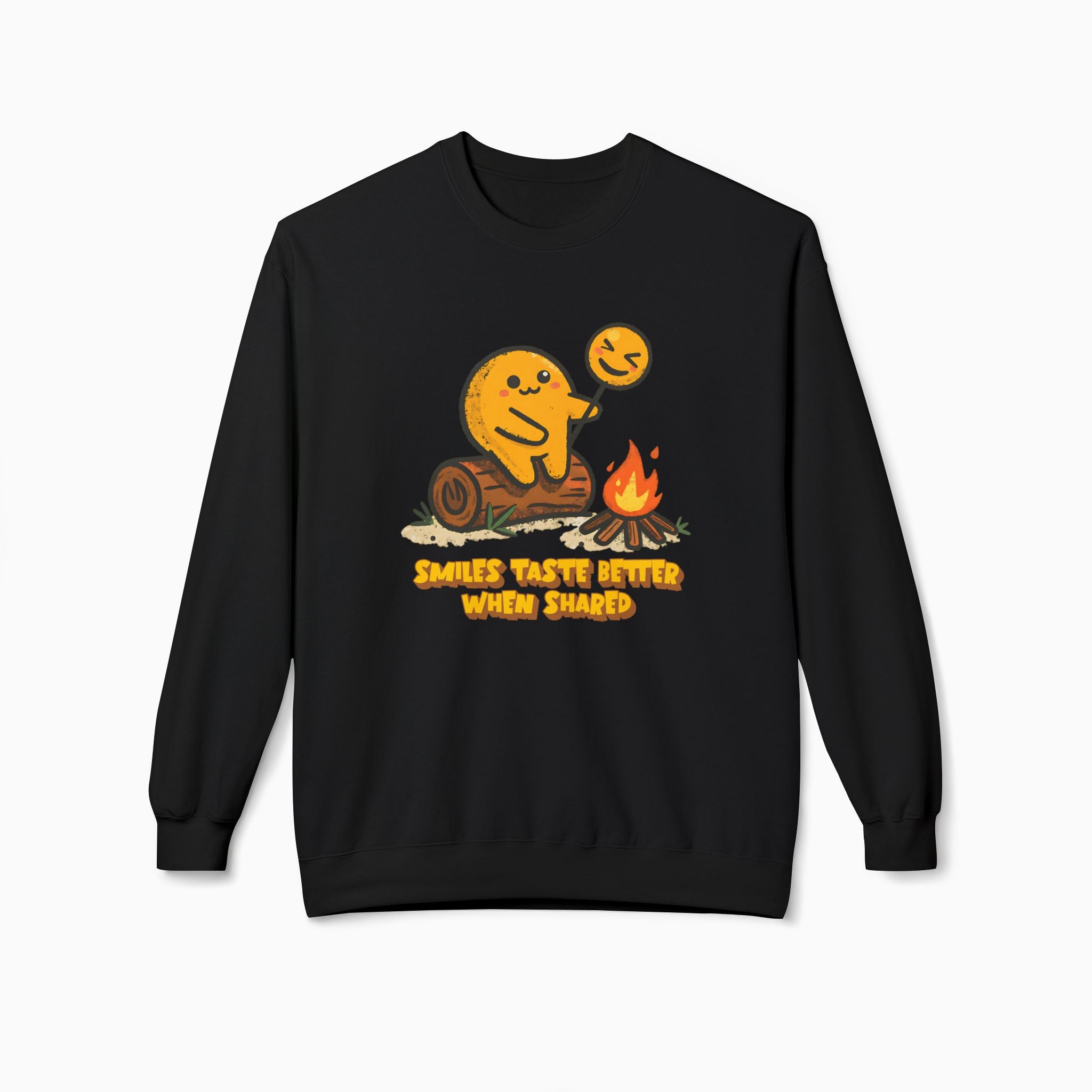 Smile Together: Unisex Sweatshirt - Cozy Woollieemix Comfort
